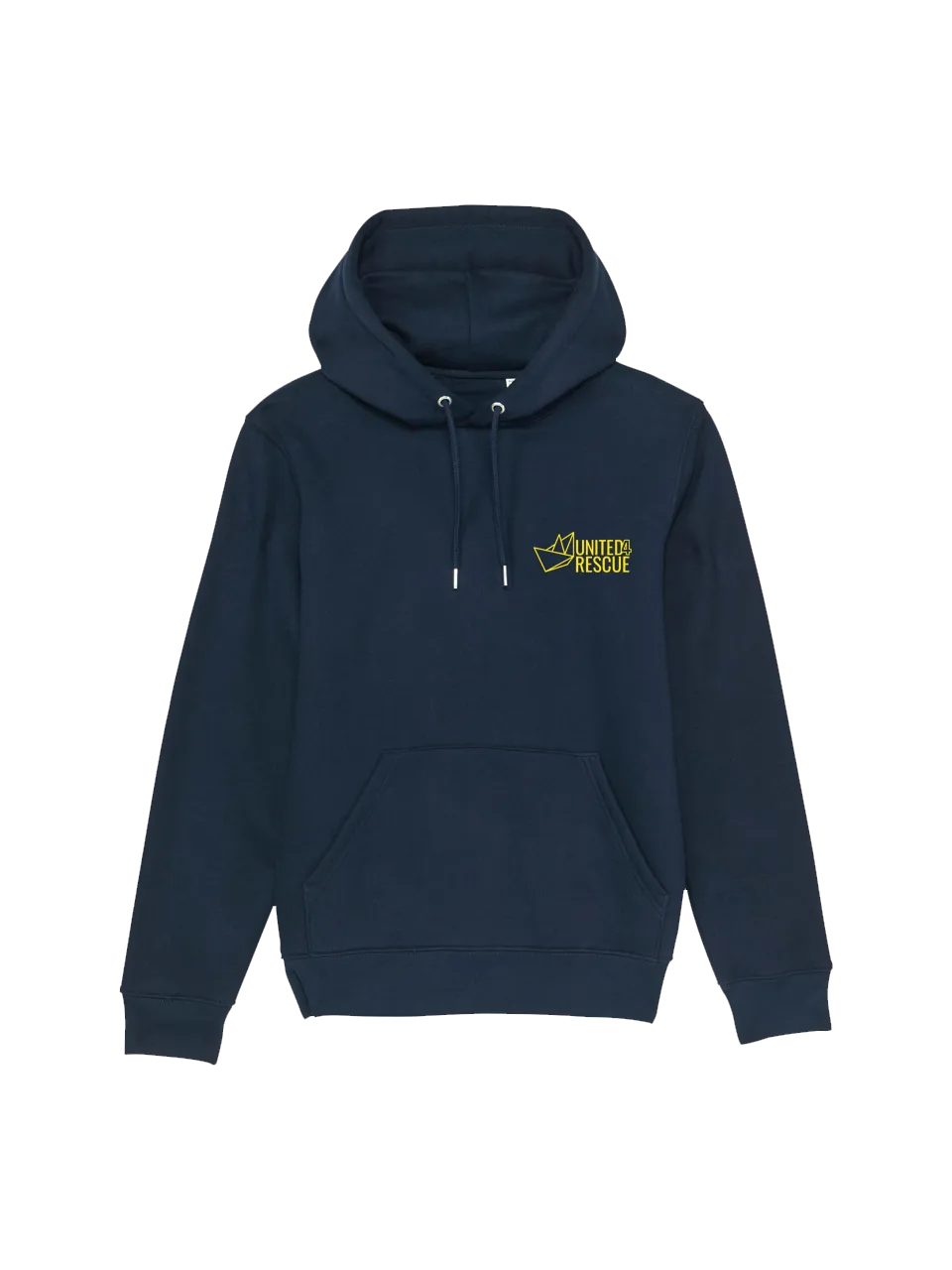 United4Rescue Logo klein Hoodie Unisex Bio-Baumwollmix