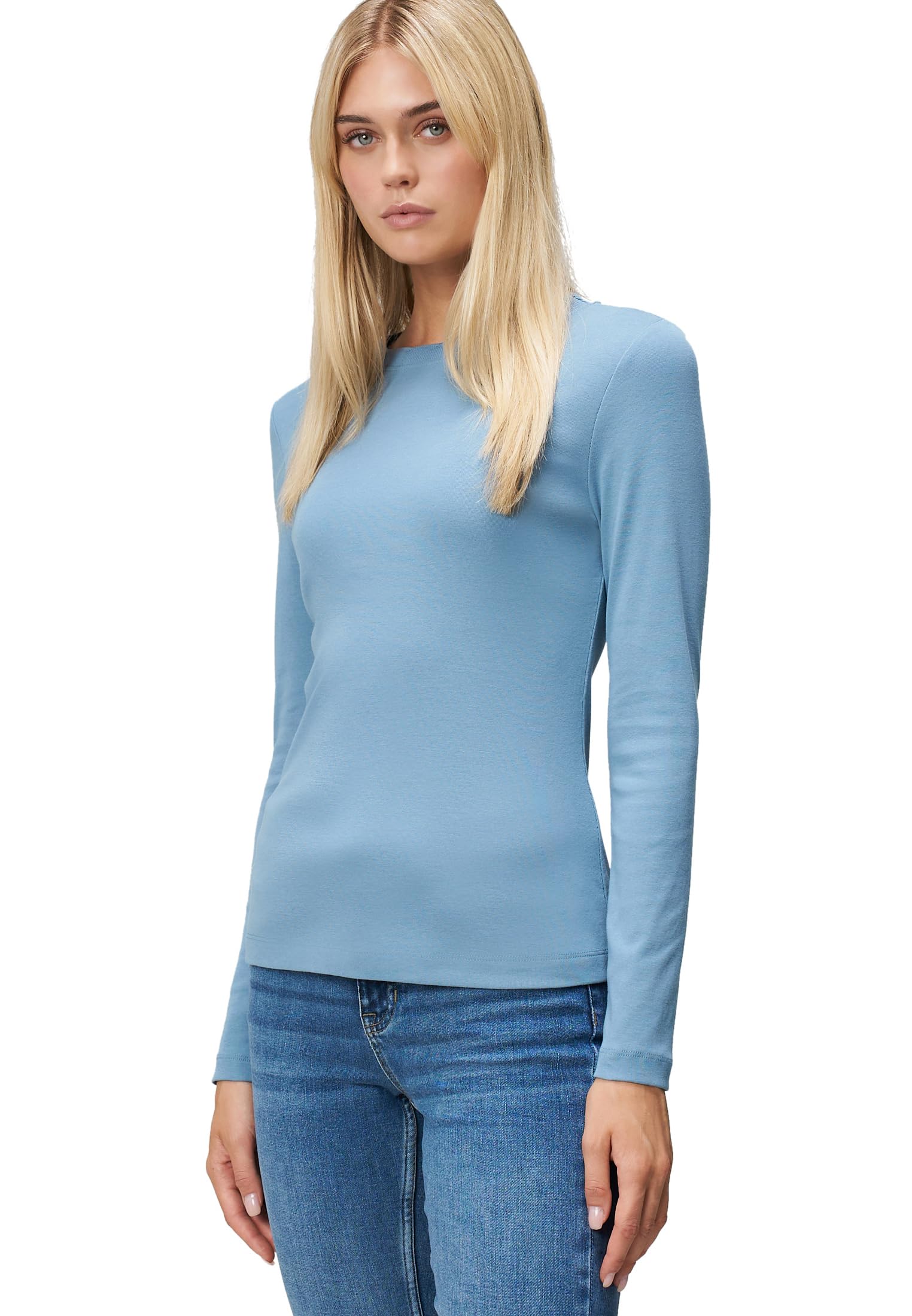 zero Basic Langarm-Shirt Spring Lake Bio-Baumwolle