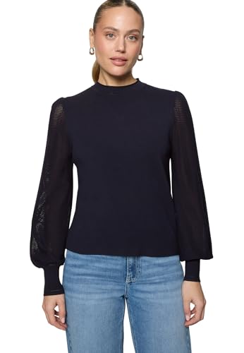zero Pullover hoher Kragen Damen Hydrangea Gr.40