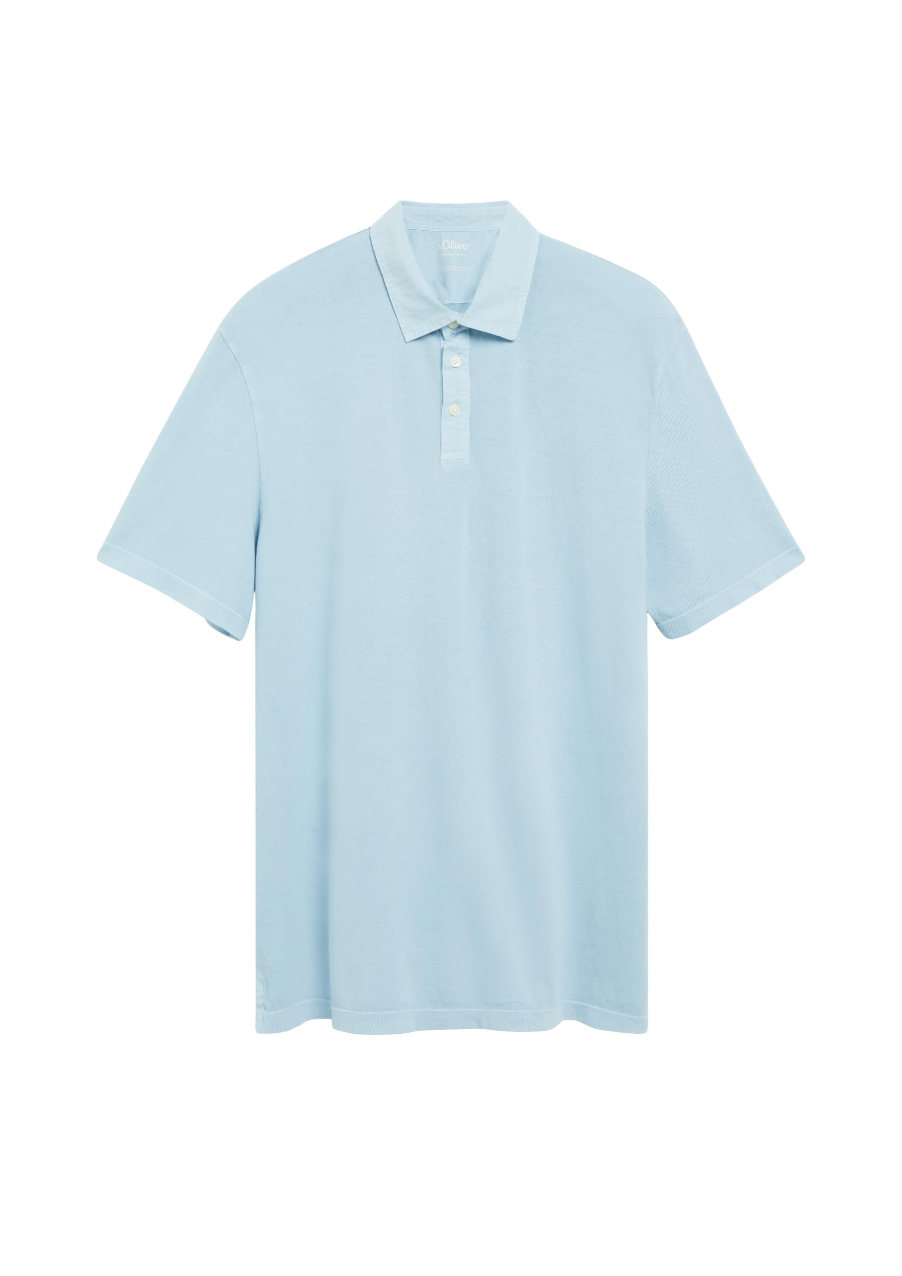s.Oliver Garment Dye Poloshirt hellblau Gr. M