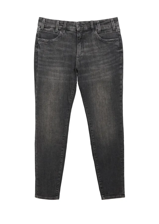 s.Oliver Red Label Skinny Fit Mid Rise Jeans Gr.48 grau