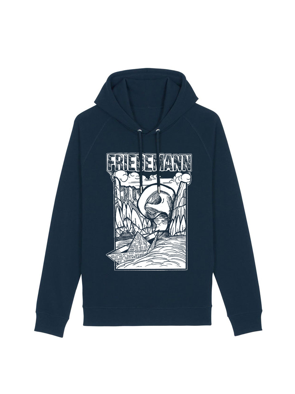Friedemann Wer Hören Will Muss Schweigen Hoodie Schwarz