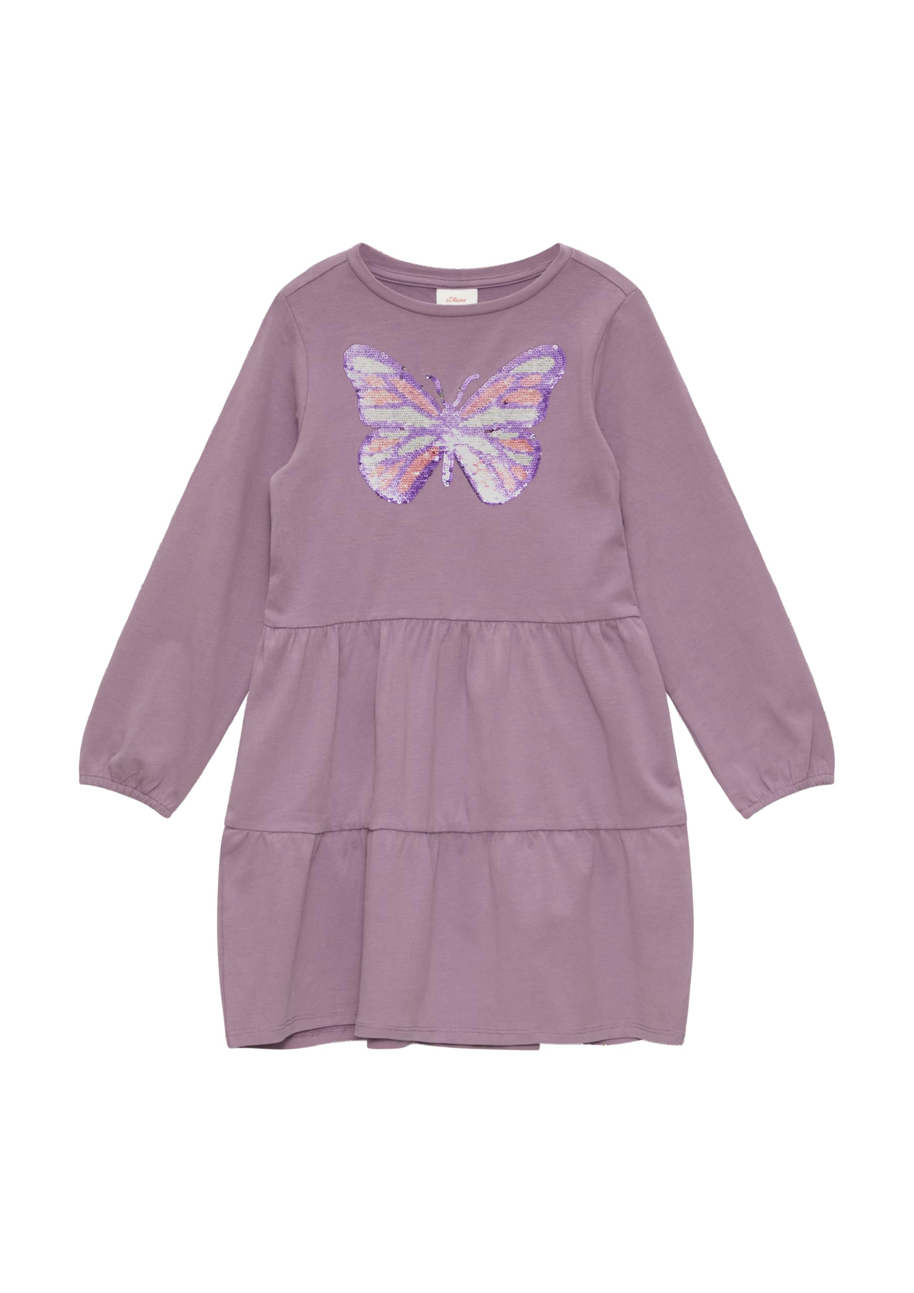 s.Oliver Junior Midikleid Wendepailletten Baumwolle lavendel 122