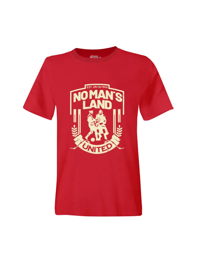 dna merch No Man’s Land T-Shirt Rot Weihnachtsfrieden