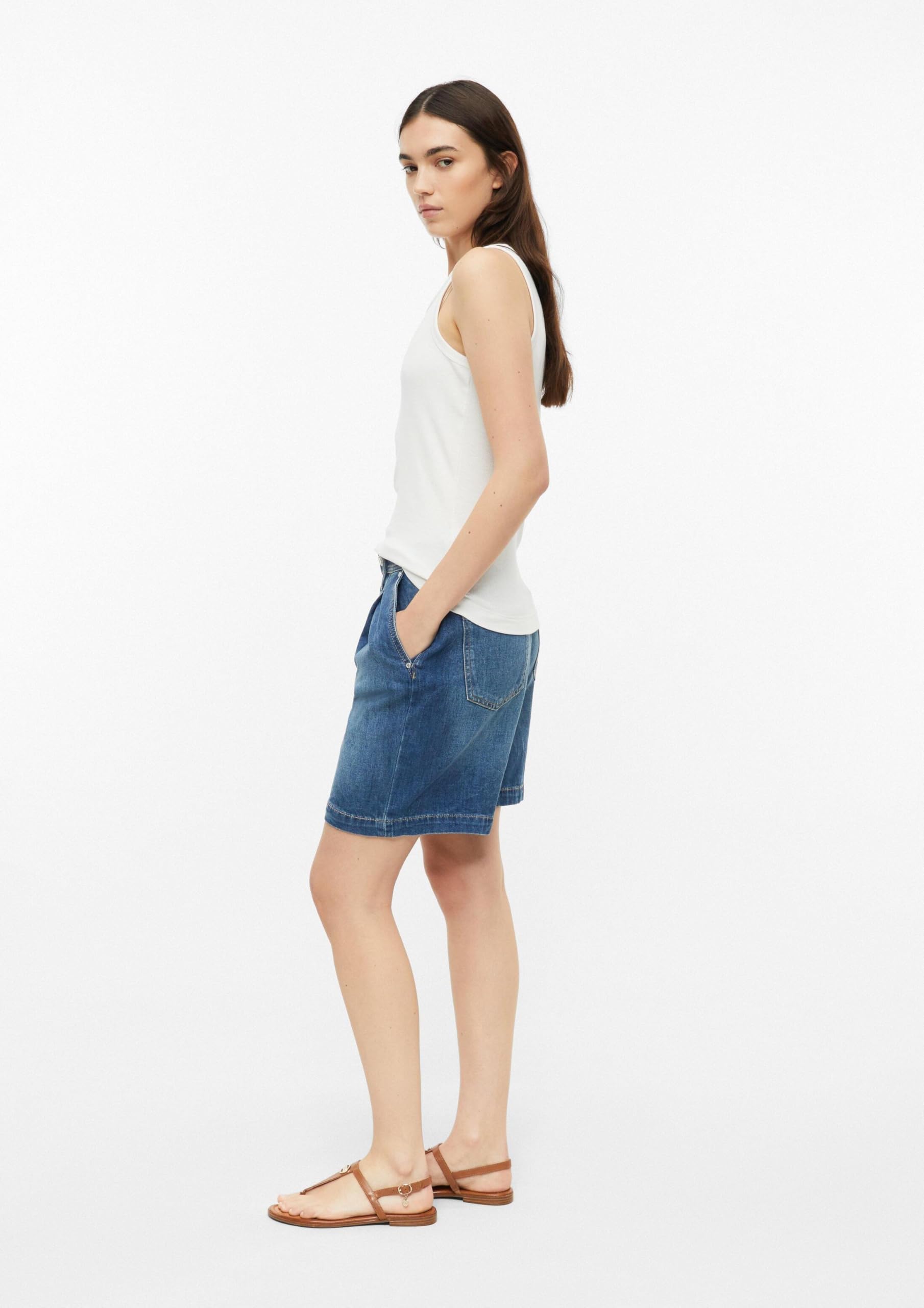 s.Oliver Red Label 2179101 Jeansshorts Damen Gr.46 Wide Leg