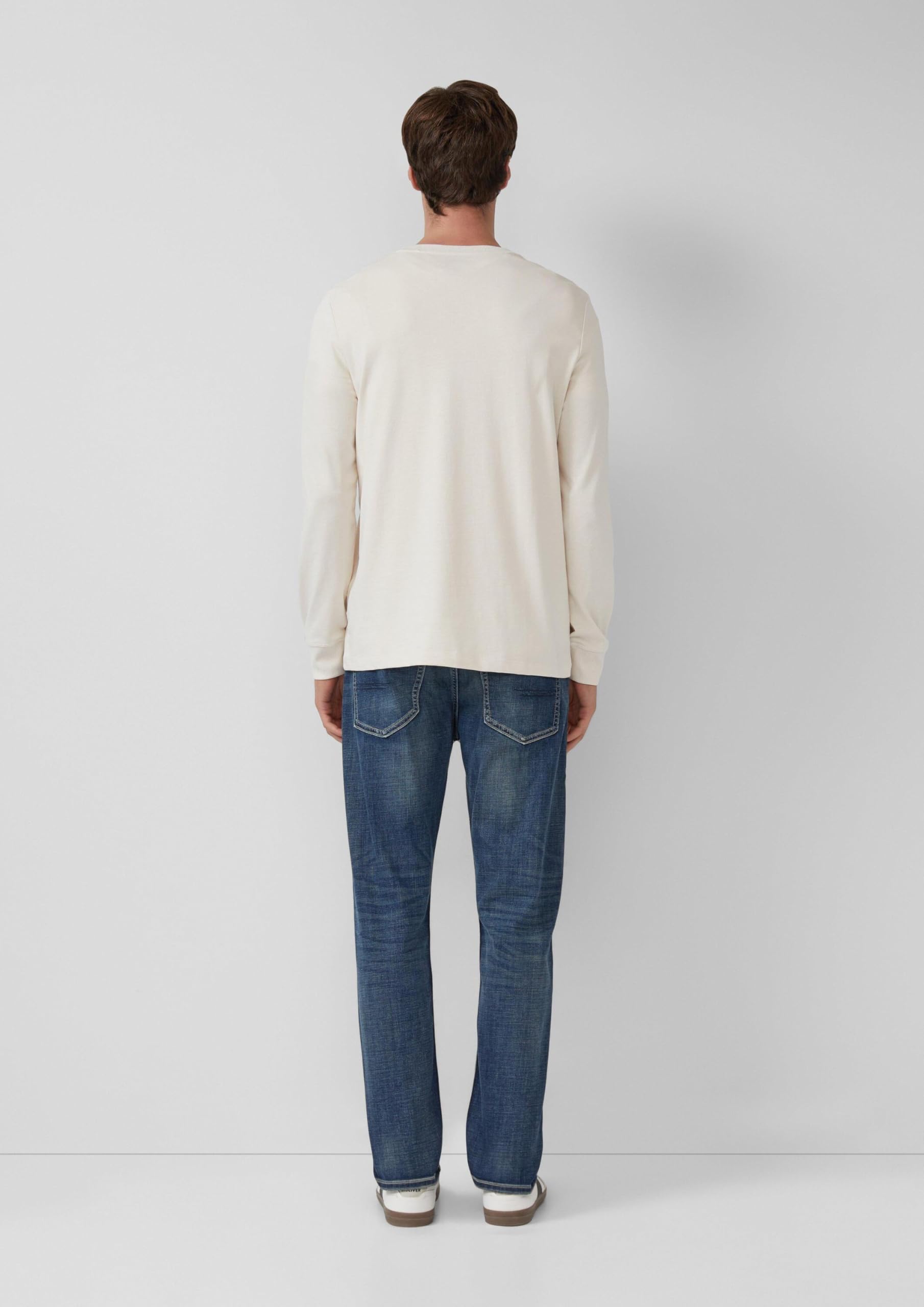 s.Oliver Longsleeve Baumwolle Logo Langarm