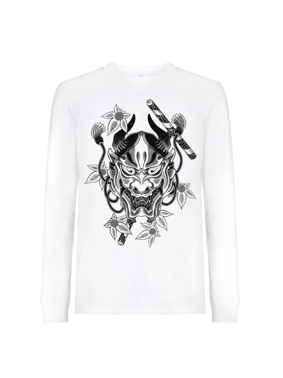Sandor Jordan Hannya Mask Longsleeve Tattoo-Motiv