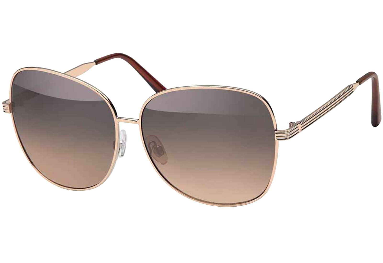 BEZLIT Piloten Sonnenbrille Schwarz Gold UV400 Unisex