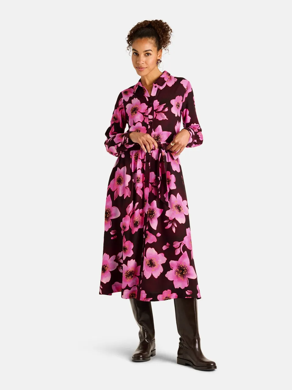 Lieblingsstück IhanaL Kleid fig Viskose Hemdkleid