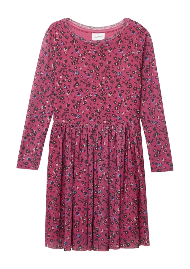 s.Oliver Junior Meshkleid Jerseyfutter Himbeere 98
