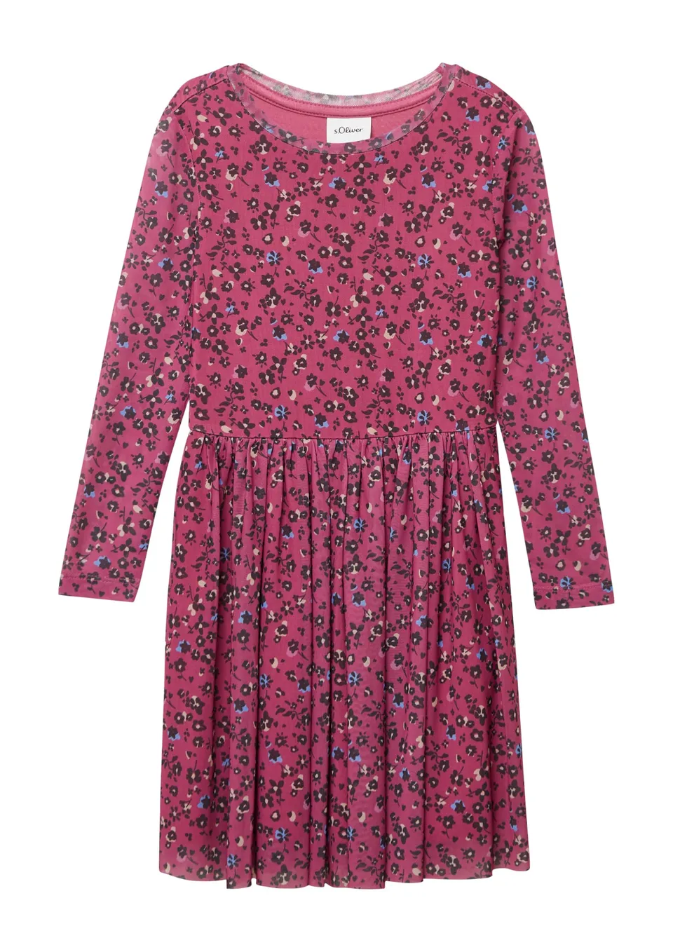 s.Oliver Junior Meshkleid Jerseyfutter Himbeere 98