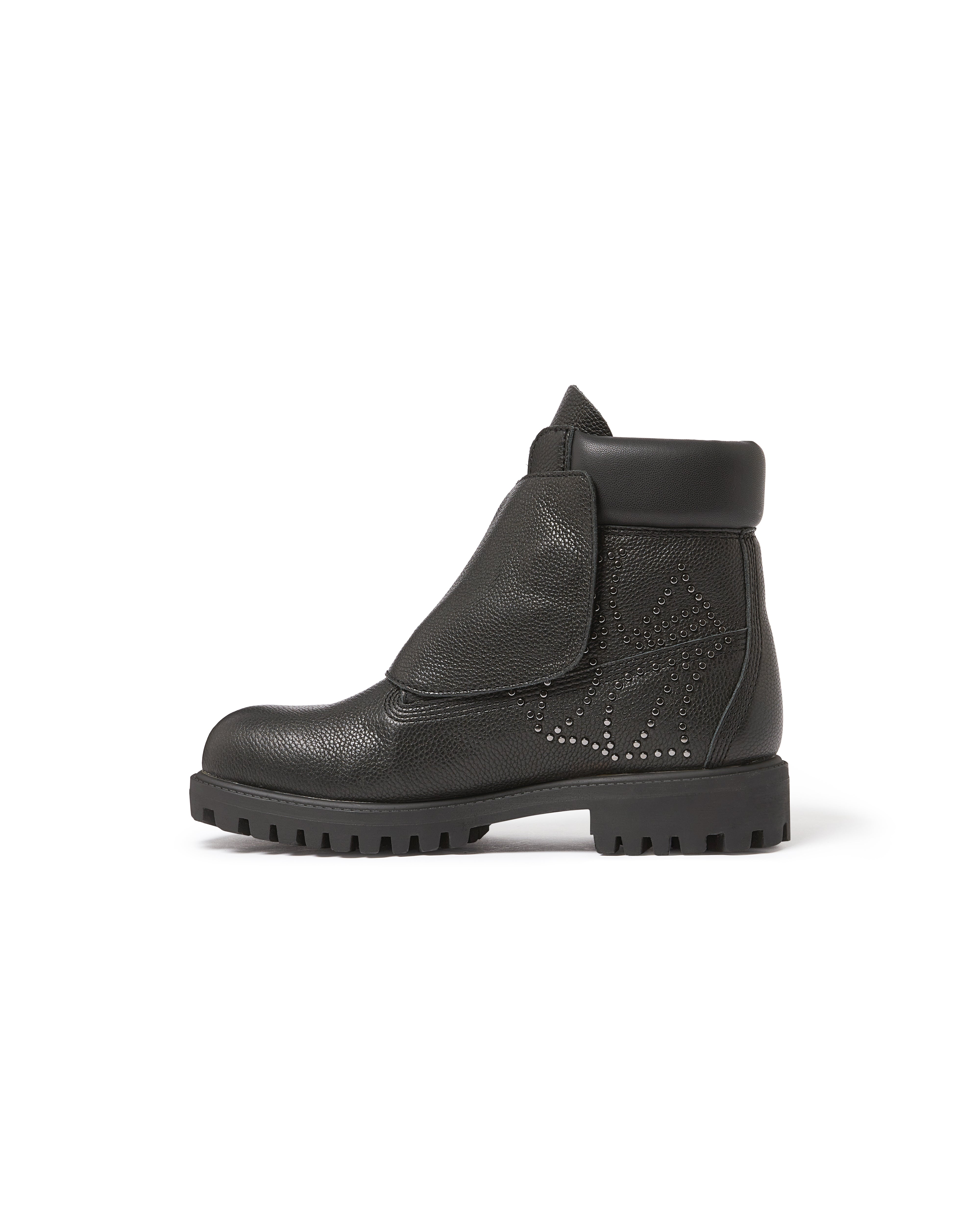 Mowalola Reign Boot Black Bullet Stiefel schwarz Leder