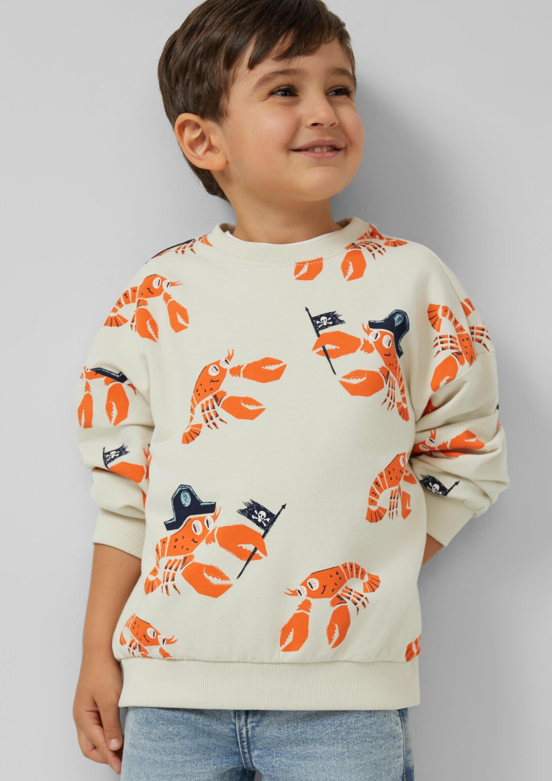 s.Oliver Red Label Oversize-Sweatshirt All-Over-Print 128-134