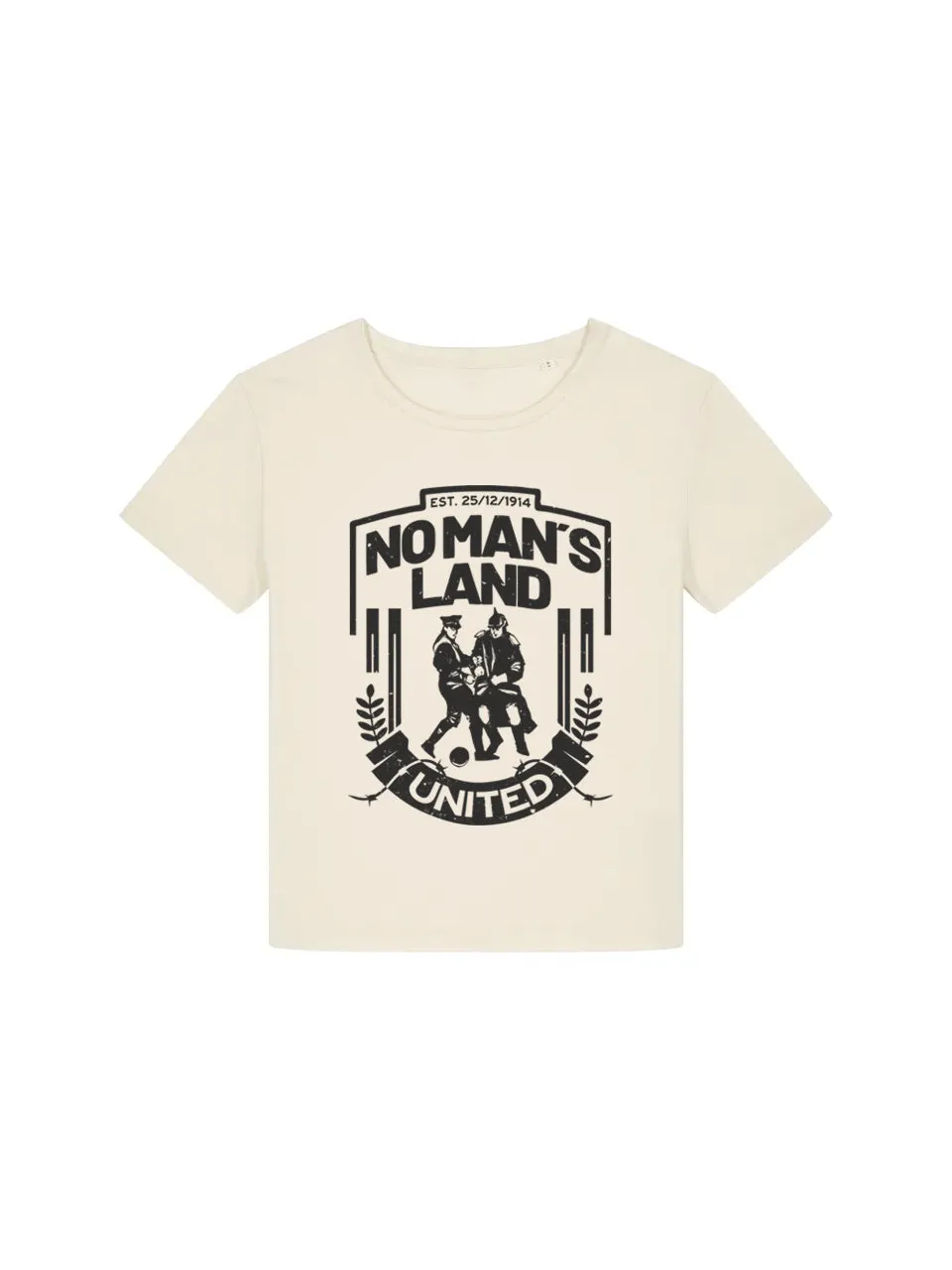 dna merch No Man's Land United T-Shirt Frauen Natural Raw