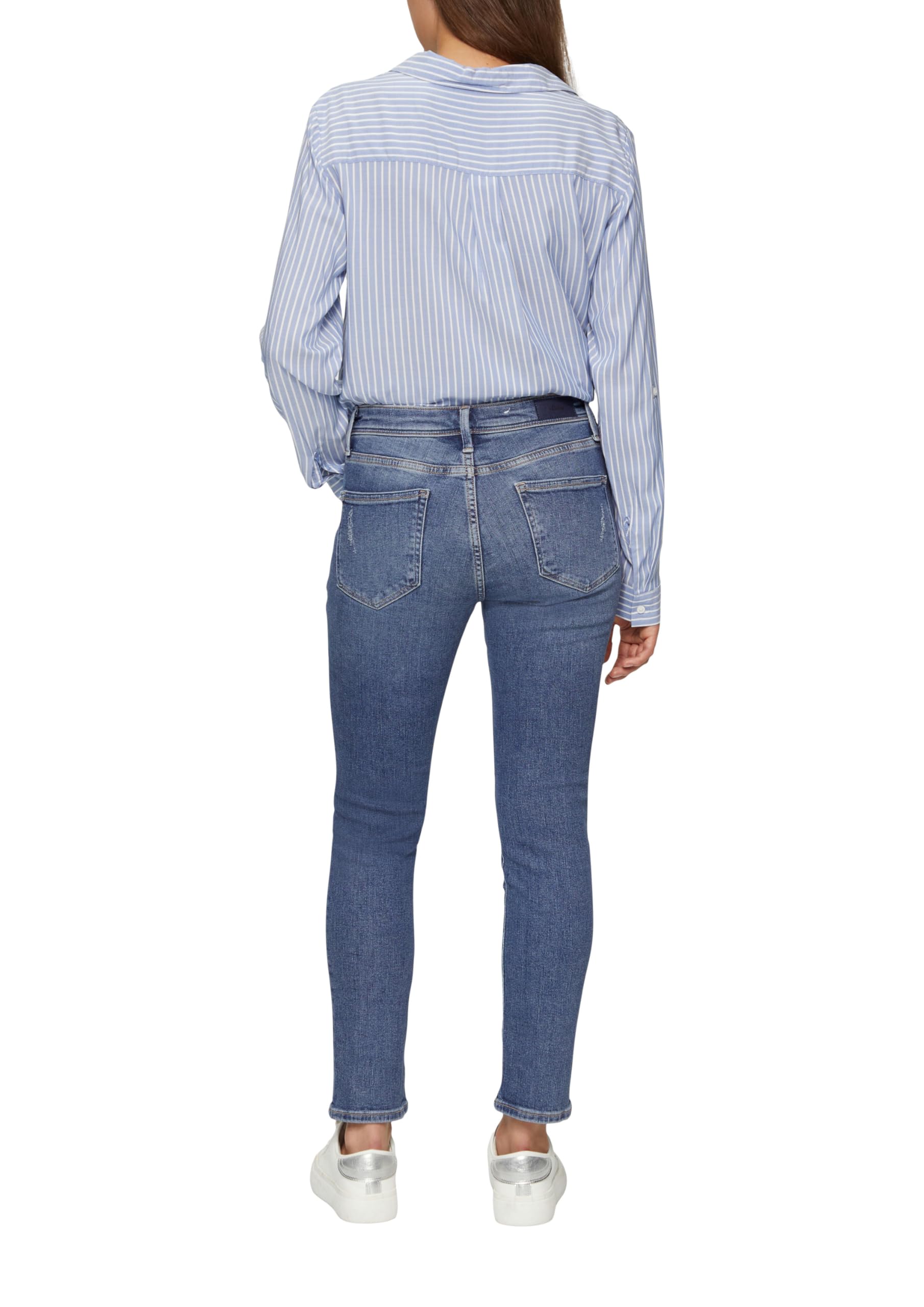 s.Oliver Betsy Ankle-Jeans Blau Slim Fit