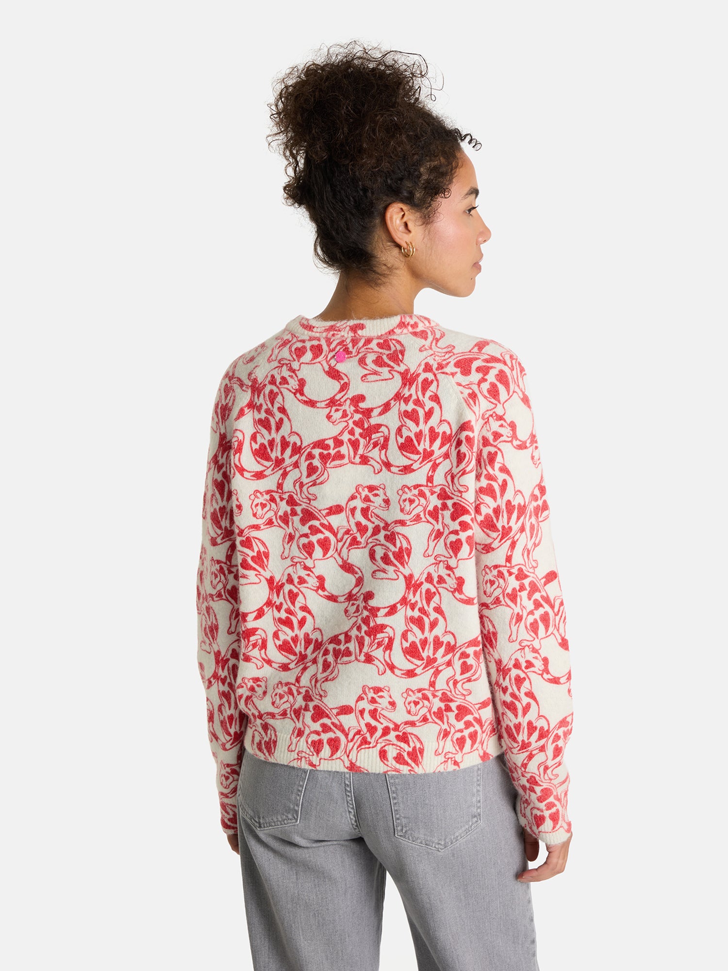 Lieblingsstück AitanaL Strickjacke offwhite Wollmix gemustert