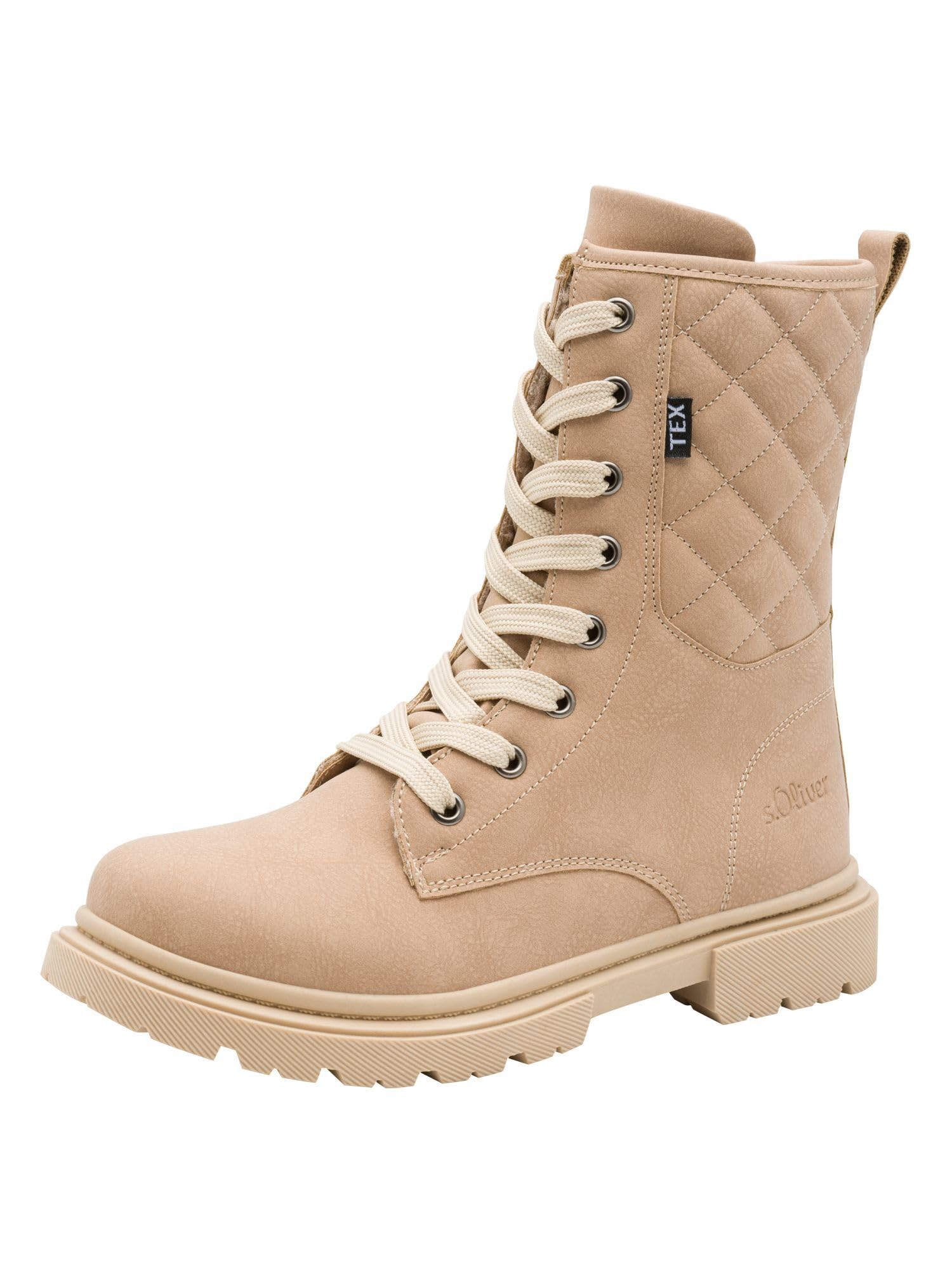 s.Oliver WL Lace Boot 5-46223-43 Schneestiefel 32 Sand gefüttert