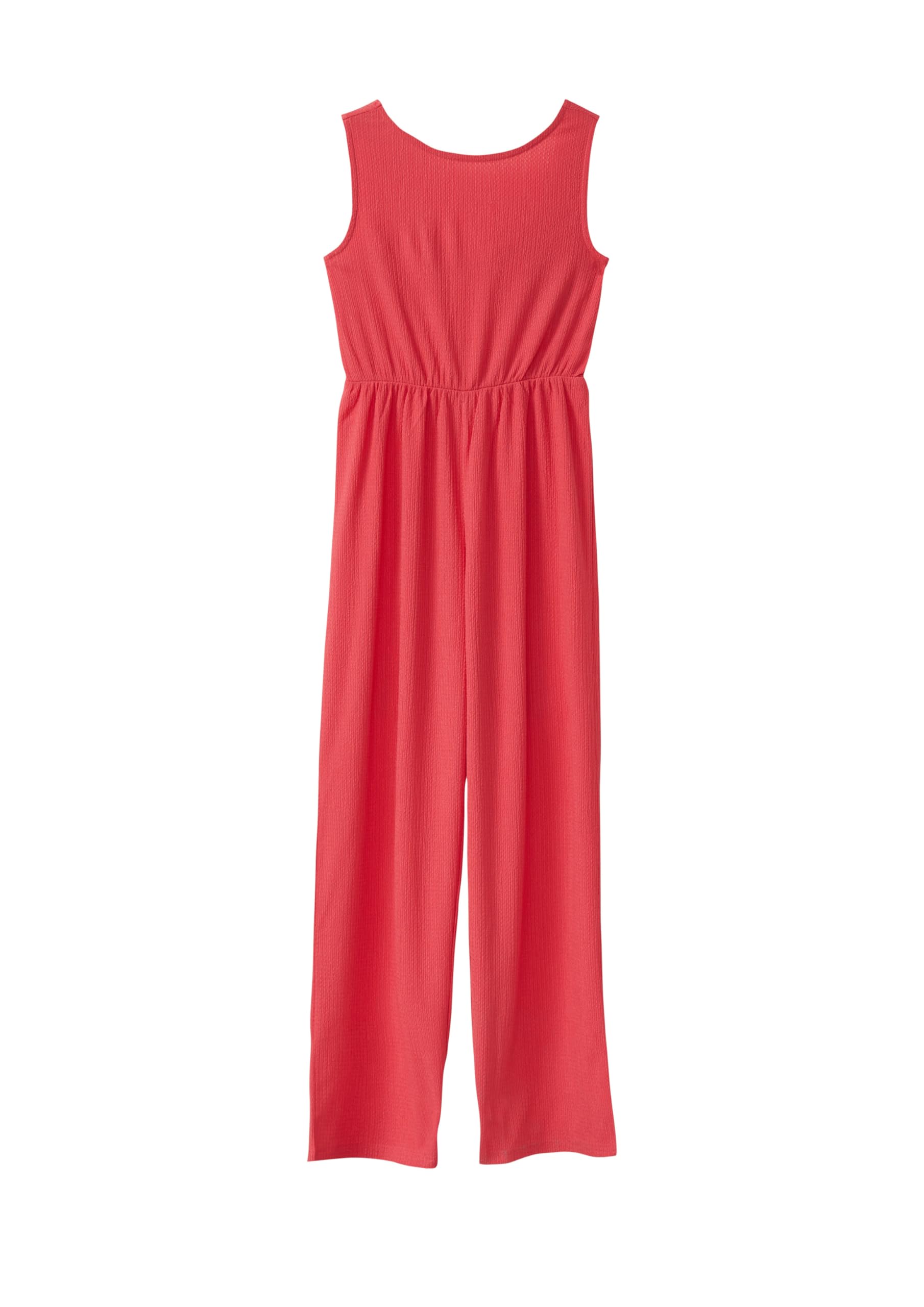 s.Oliver Junior Jumpsuit Korallrot Cut-out strukturiert