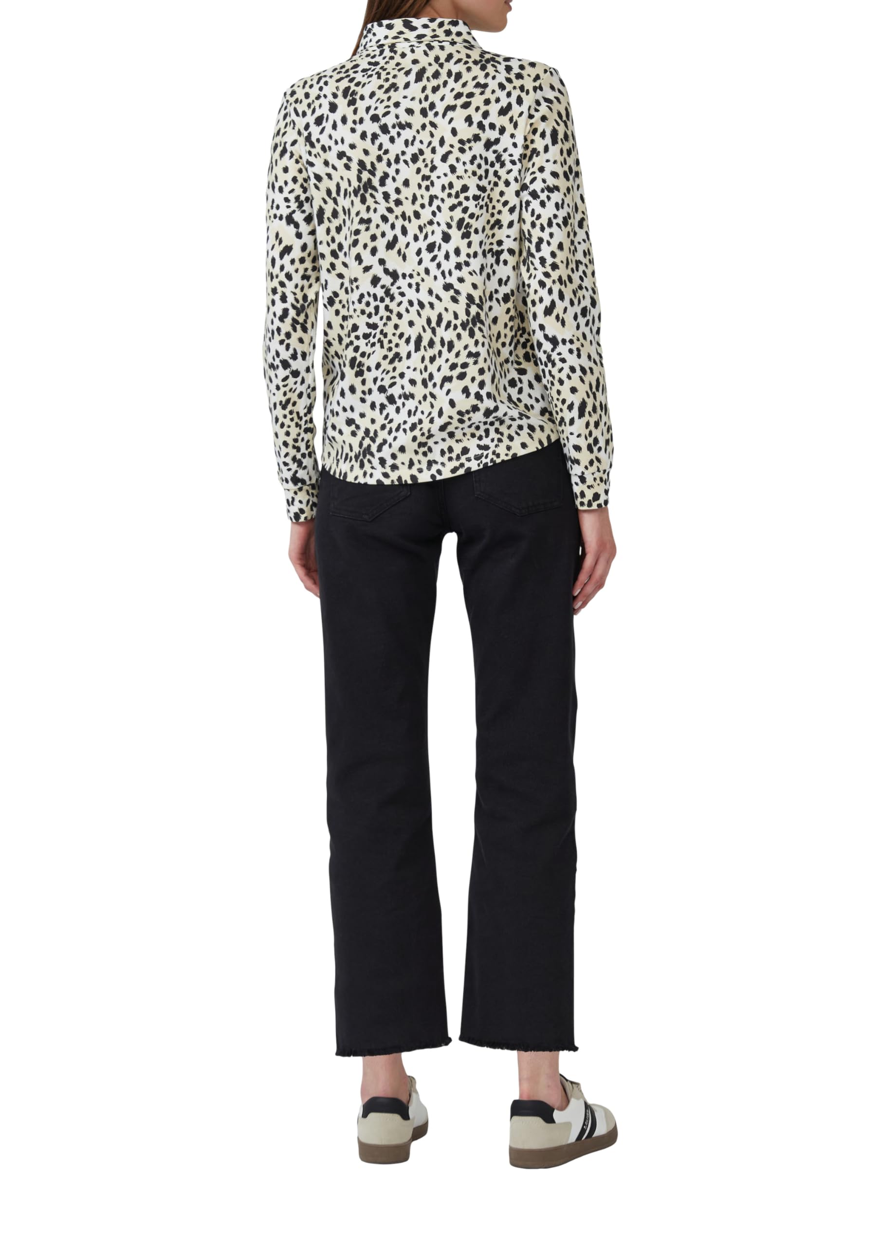 s.Oliver Jerseybluse Blusenshirt Gr. 38 Allover-Print