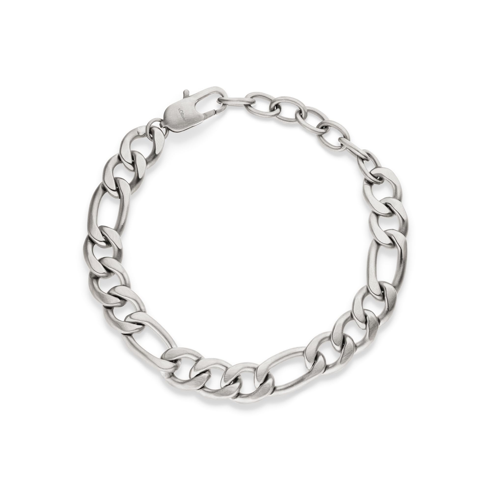 s.Oliver RED LABEL Bold Armband Edelstahl grau markant