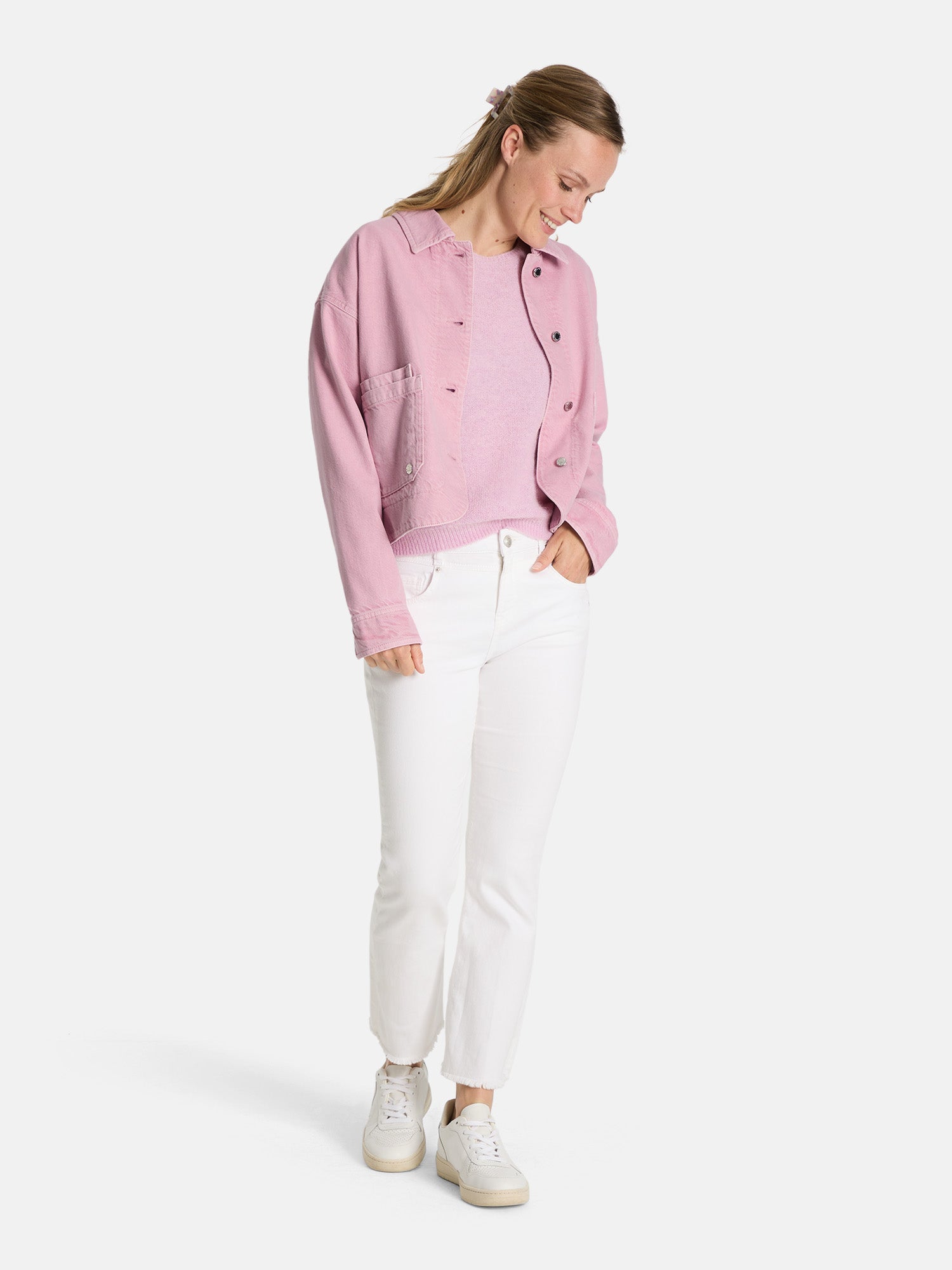 Lieblingsstück ChelseyL Jeansjacke Baumwollmix rosa
