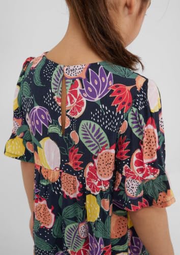 s.Oliver 2178275 Kleid Kurzarm Gr. 104 Baumwolle