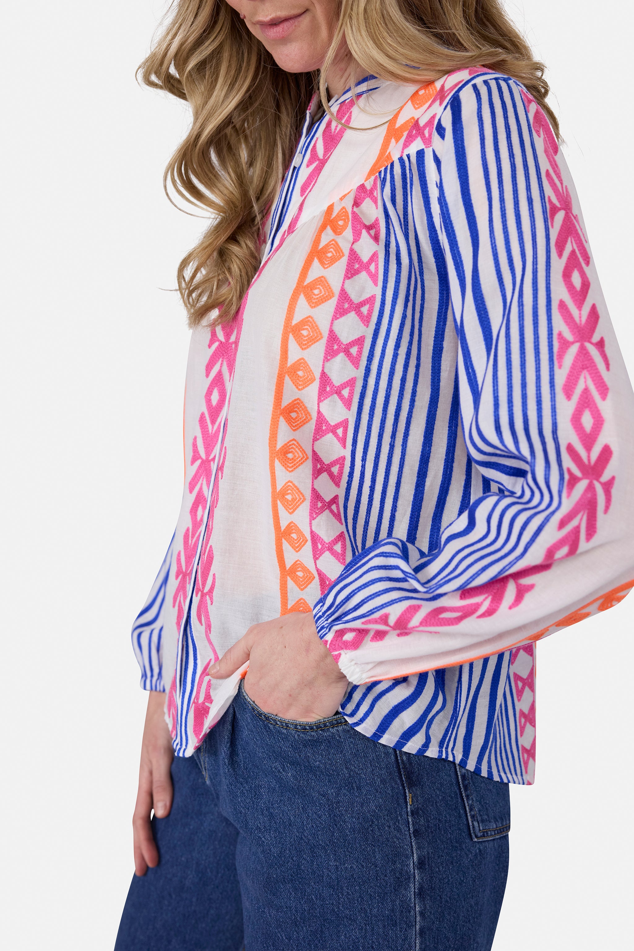 Lieblingsstück KyraL Bluse paleblush aus Baumwolle