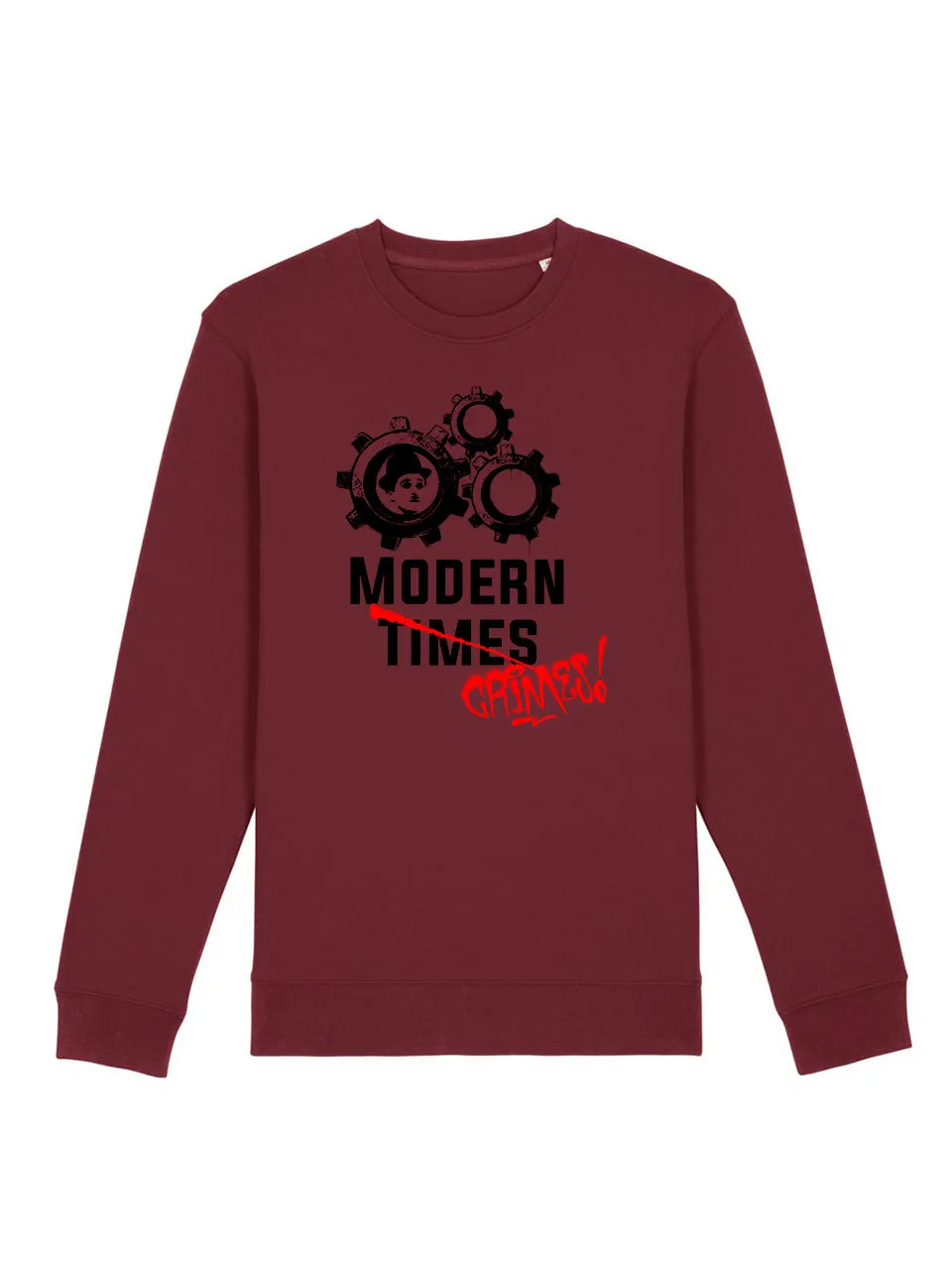 dna merch Modern Times Charlie Chaplin Sweatshirt schwarz