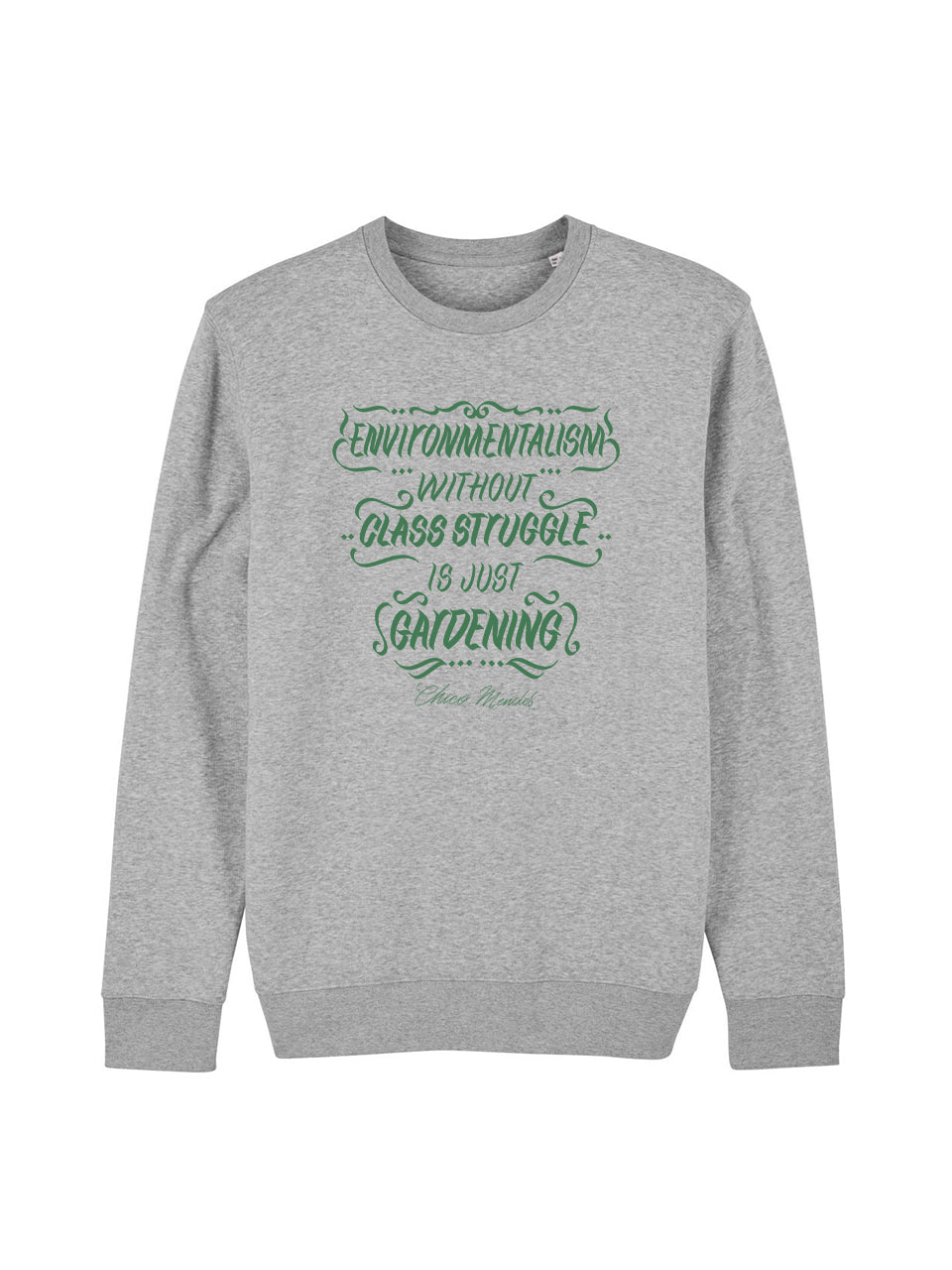 dna merch 161 Clothing Umweltschutz ohne Klassenkampf Pullover Schwarz Bio