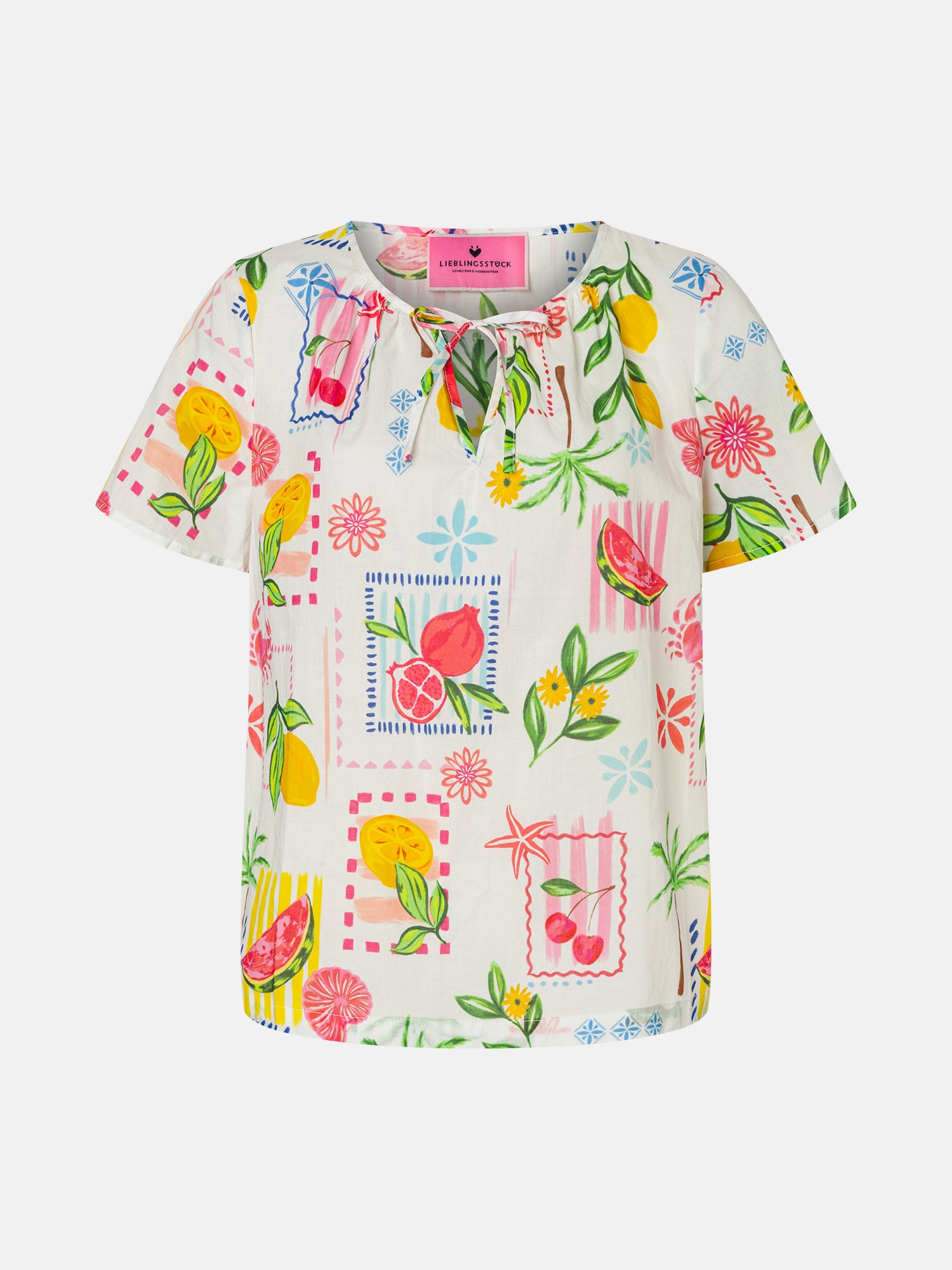 Lieblingsstück MarcellinaL Bluse offwhite Baumwolle