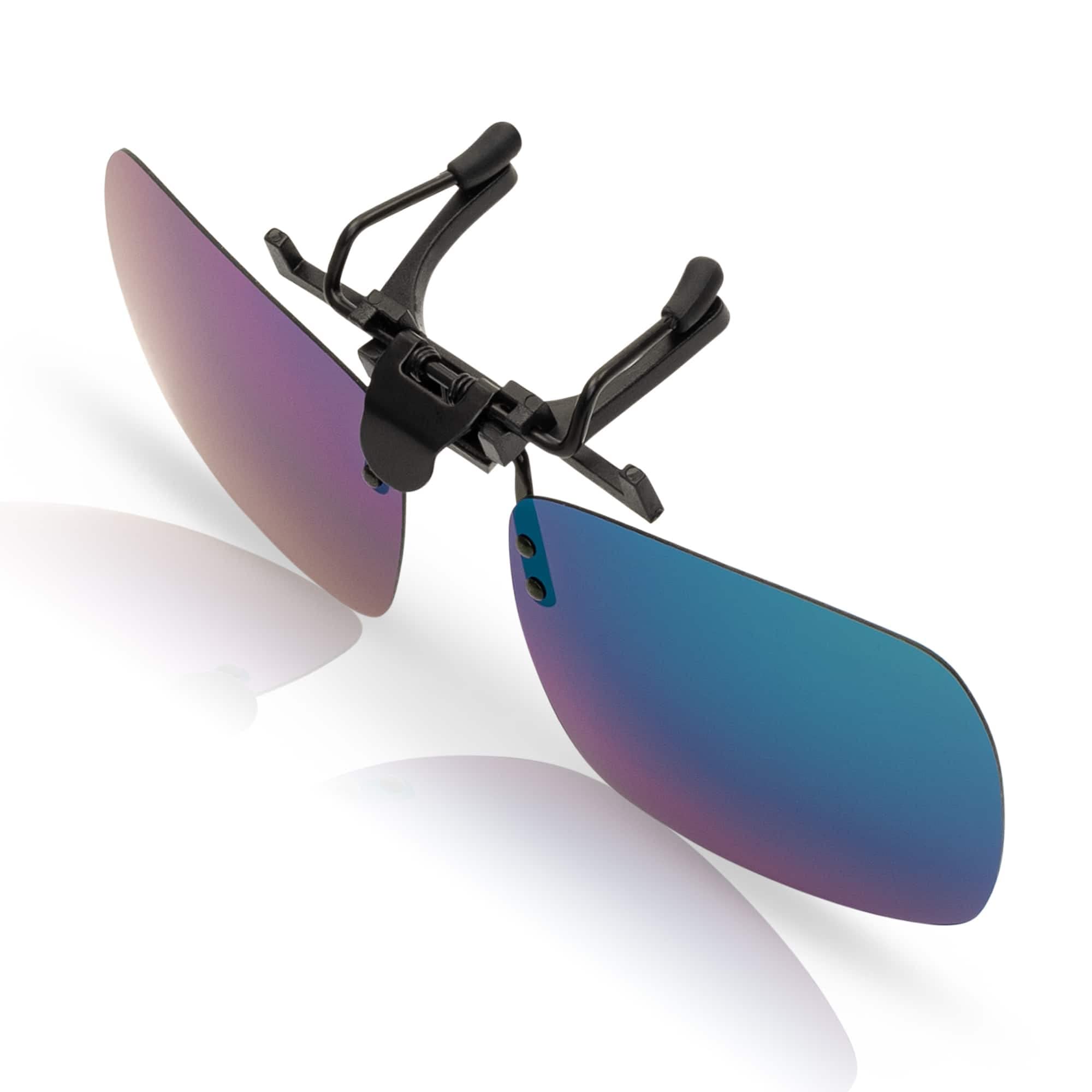 BEZLIT Clip-On Sonnenbrillenaufsatz Rosa polarisiert