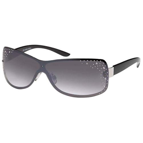 BEZLIT A0553 Sonnenbrille Strass Schwarz Damen
