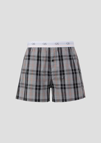 QS by s.Oliver Boxershorts kariert Baumwolle Größe L