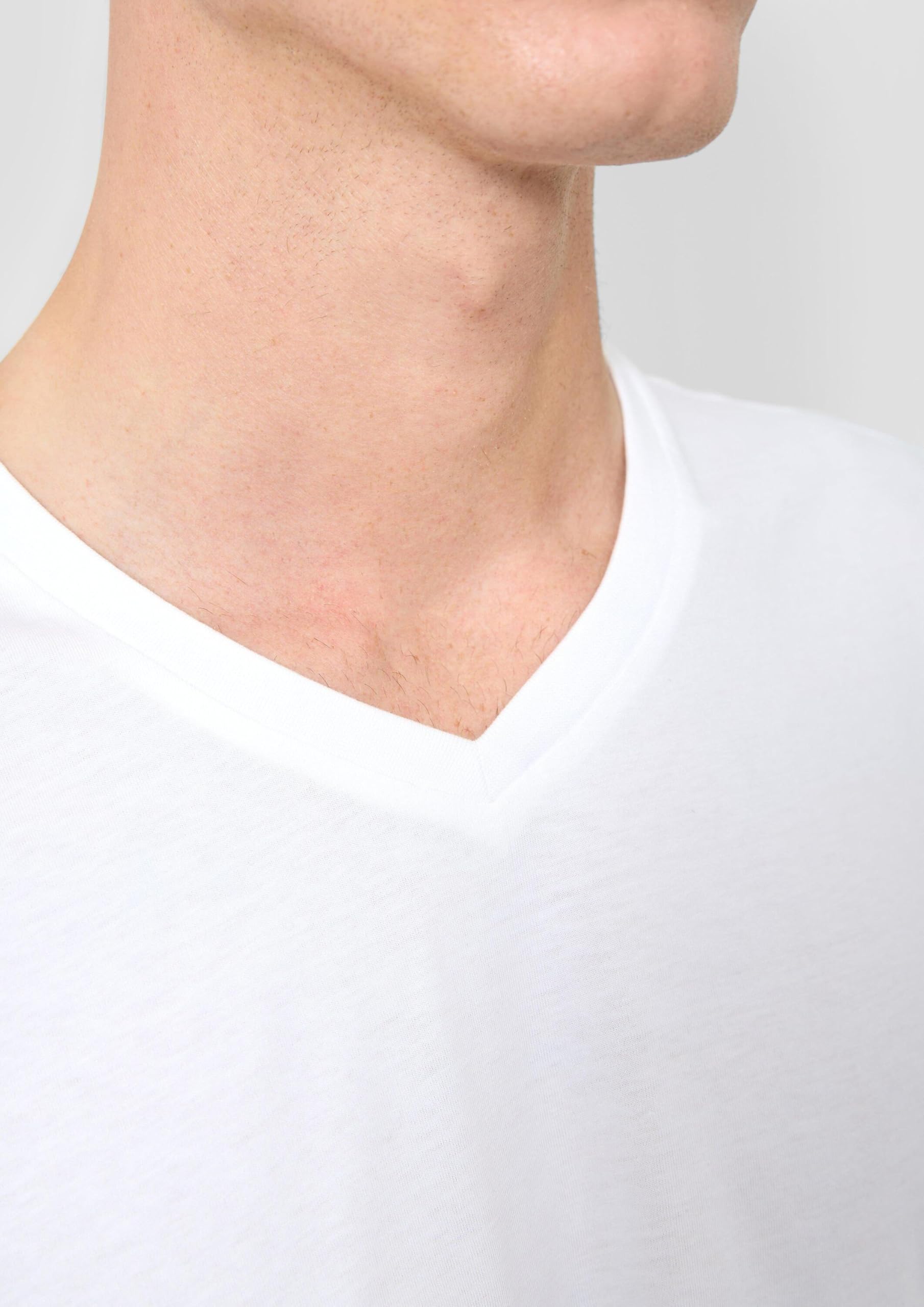 s.Oliver QS Regular Fit V-Neck T-Shirts 2er-Pack L