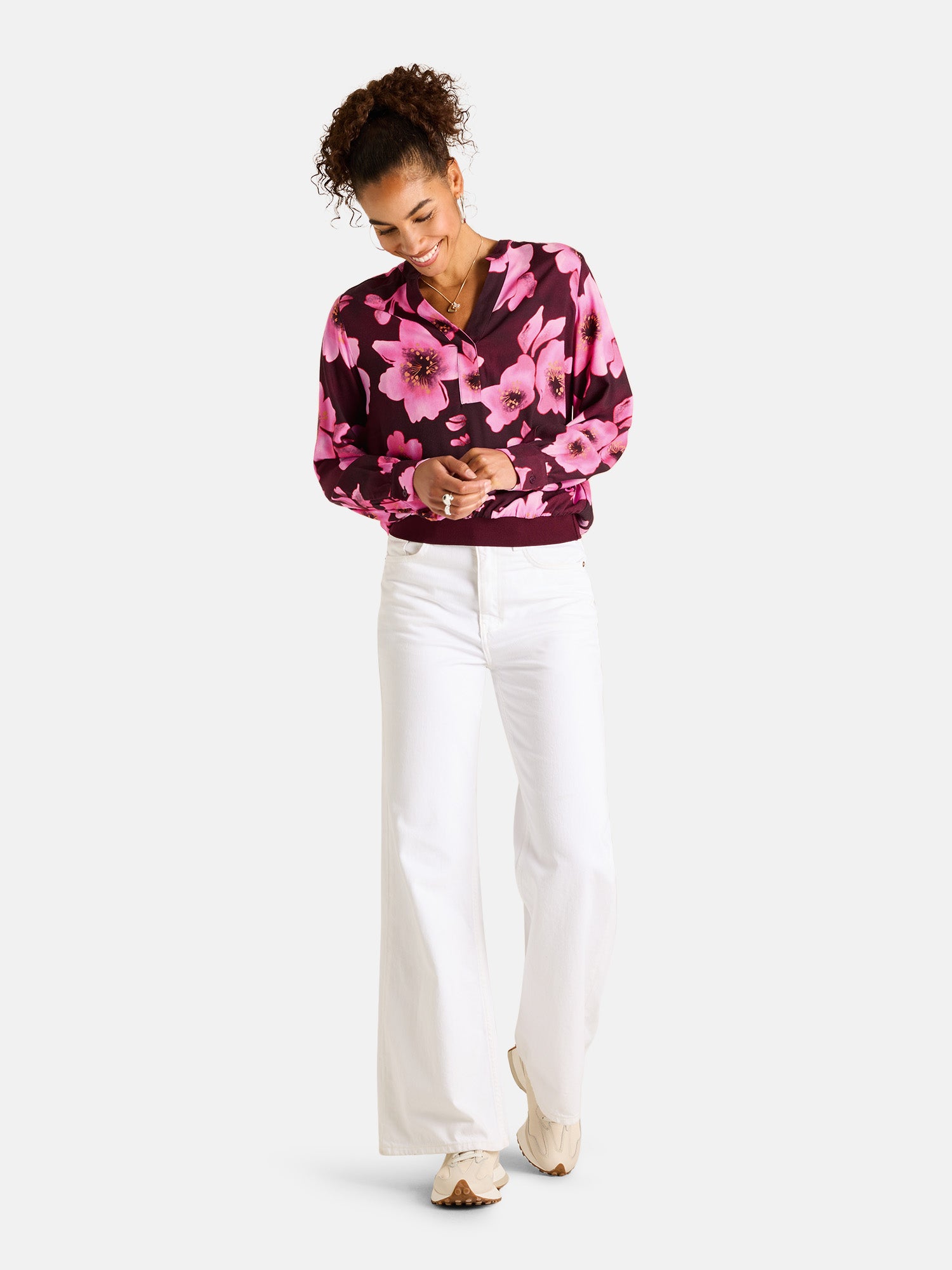 Lieblingsstück AnneleL Bluse fig Allover-Print