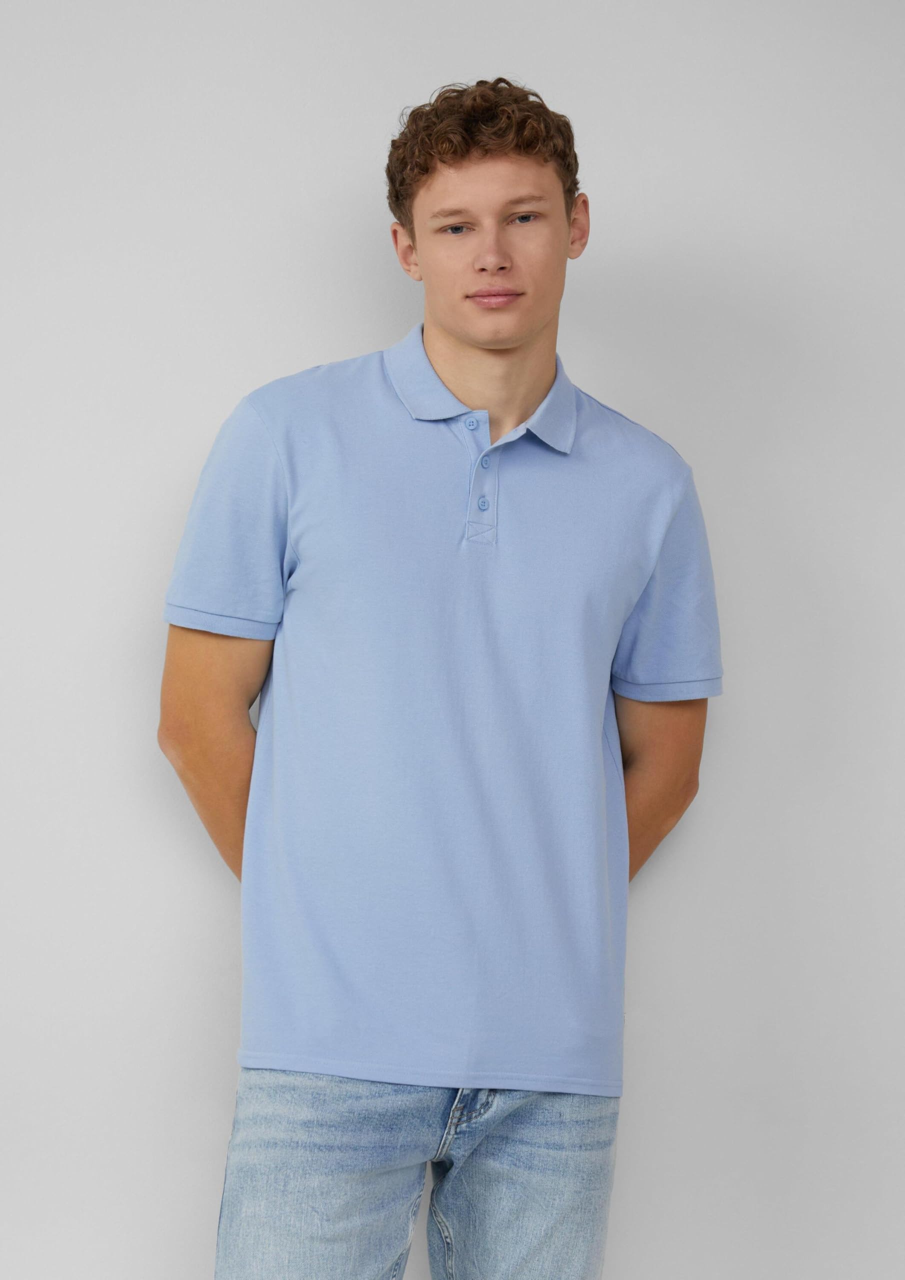 s.Oliver QS Polo Shirt Herren Größe L Baumwolle