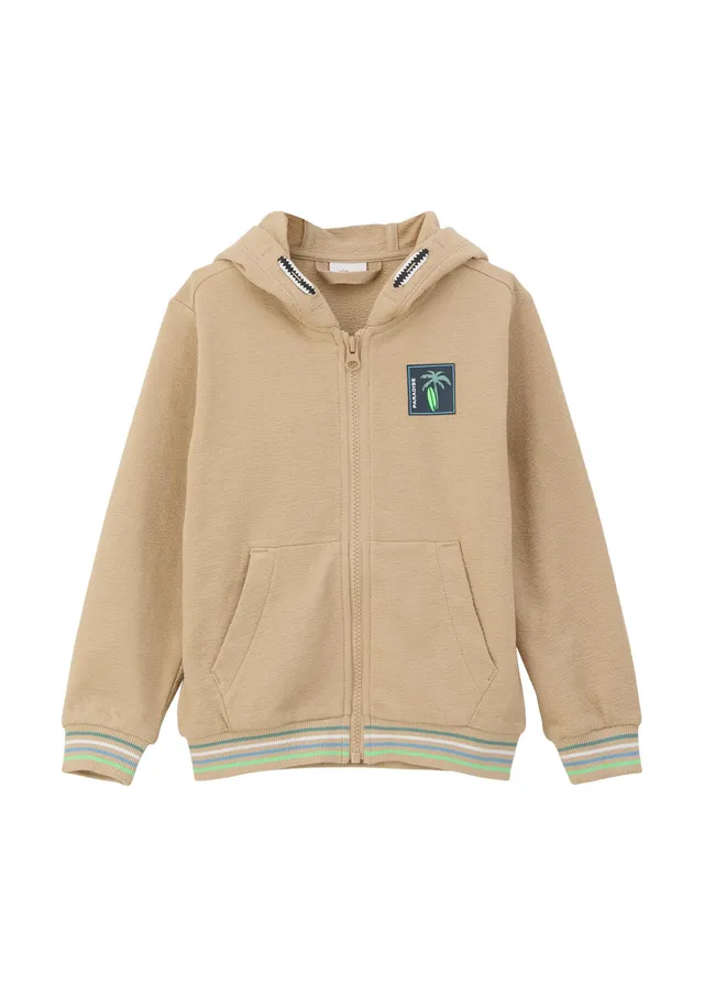 s.Oliver Red Label Sweatjacke Kapuze Grafik Damen