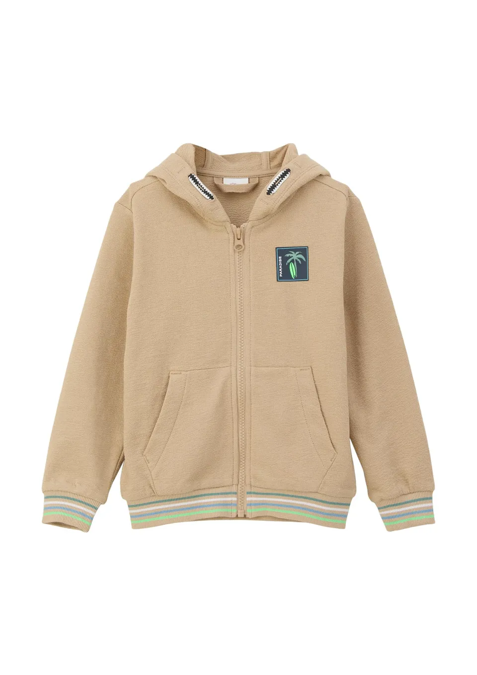 s.Oliver Red Label Sweatjacke Kapuze Grafik Damen