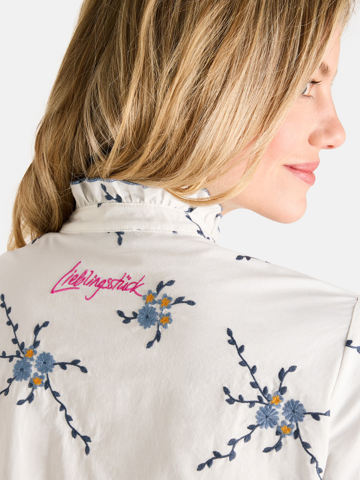 Lieblingsstück AlieenL Bluse Baumwolle offwhite