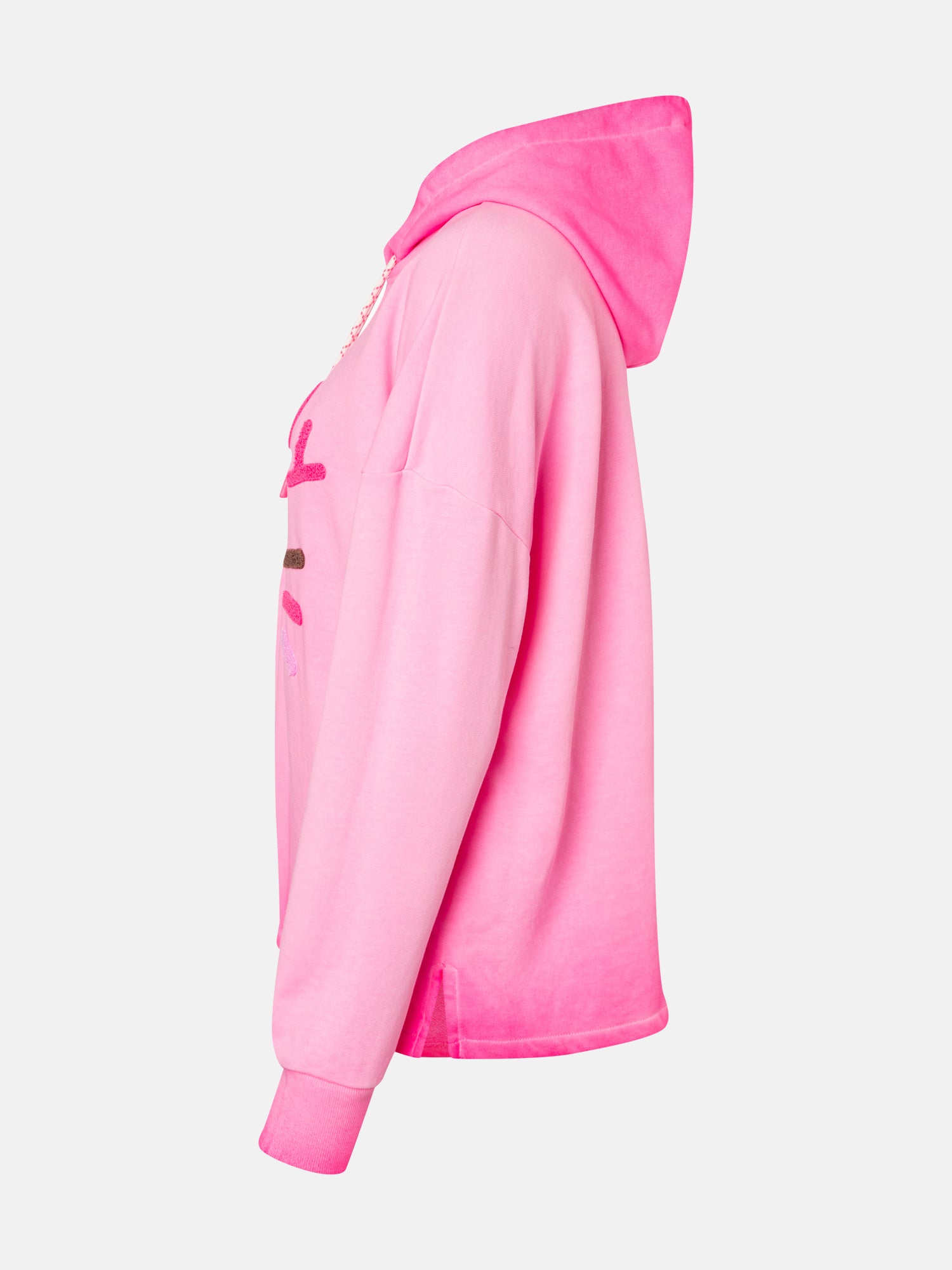 Lieblingsstück LindaL Hoodie neon pink aus Baumwolle