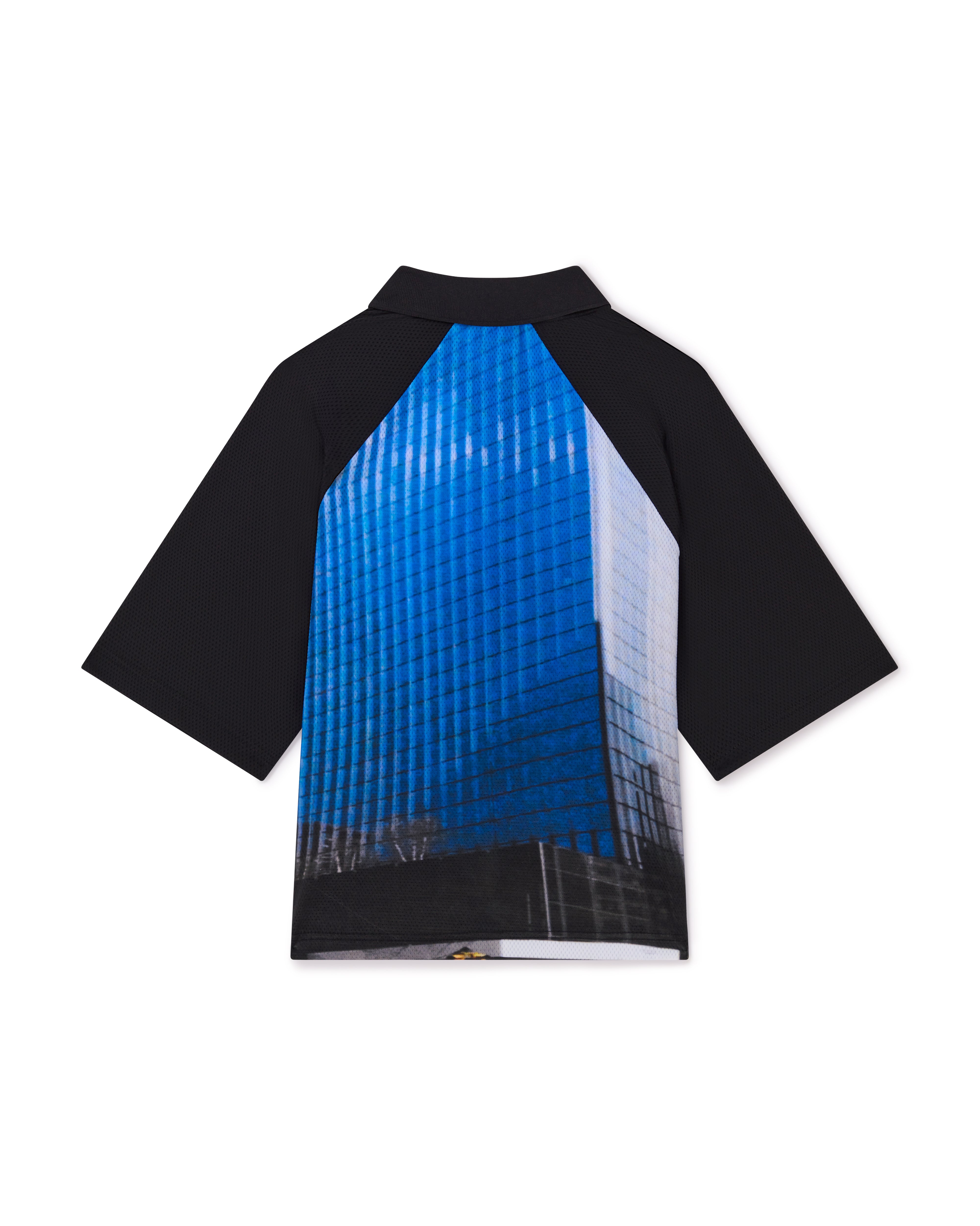 Mowalola Touch Me Polo Poloshirt Stretch mit Print
