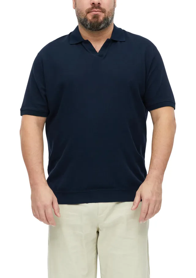 s.Oliver Junior Poloshirt Herren Waffelpiqué Baumwolle