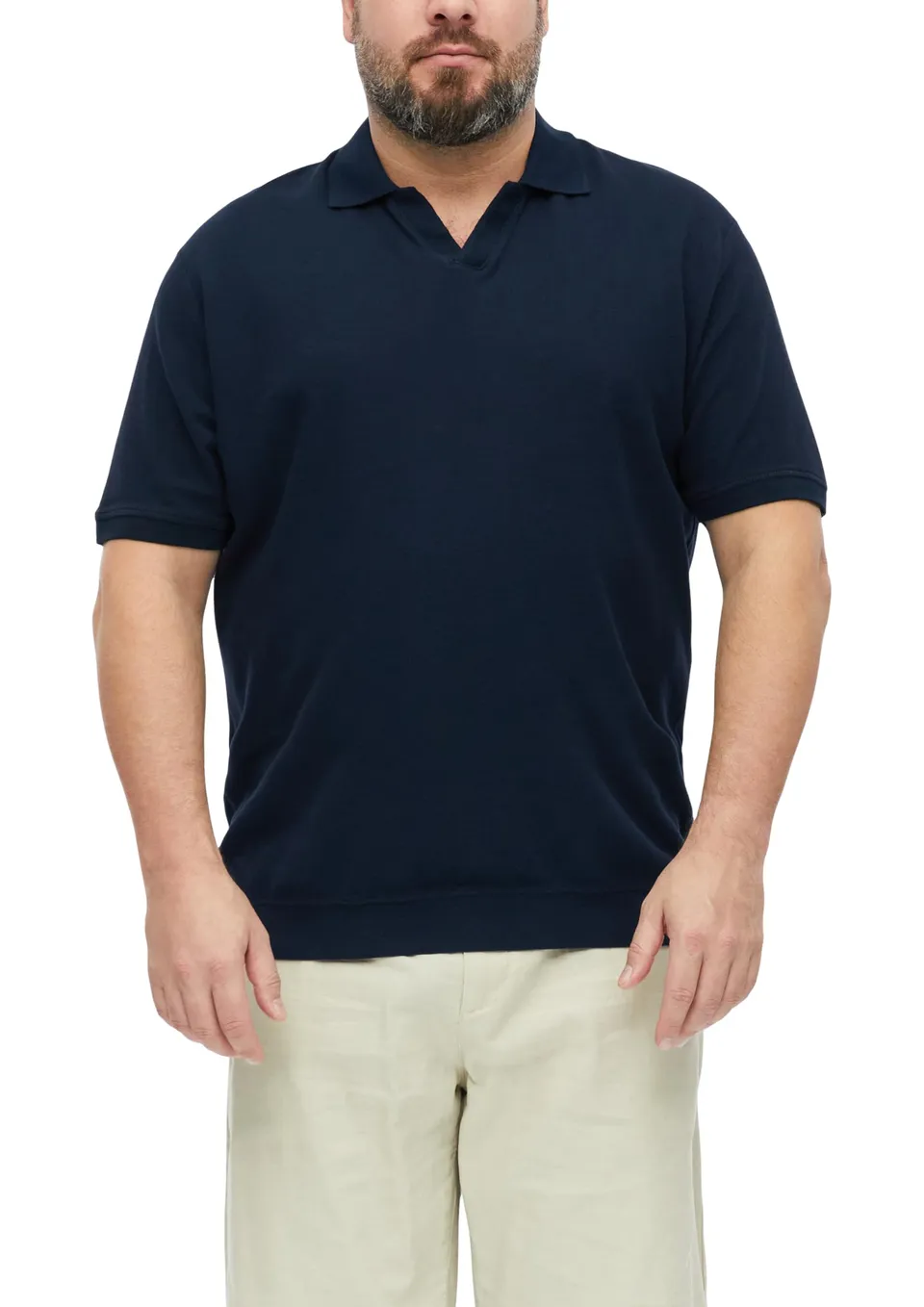 s.Oliver Junior Poloshirt Herren Waffelpiqué Baumwolle