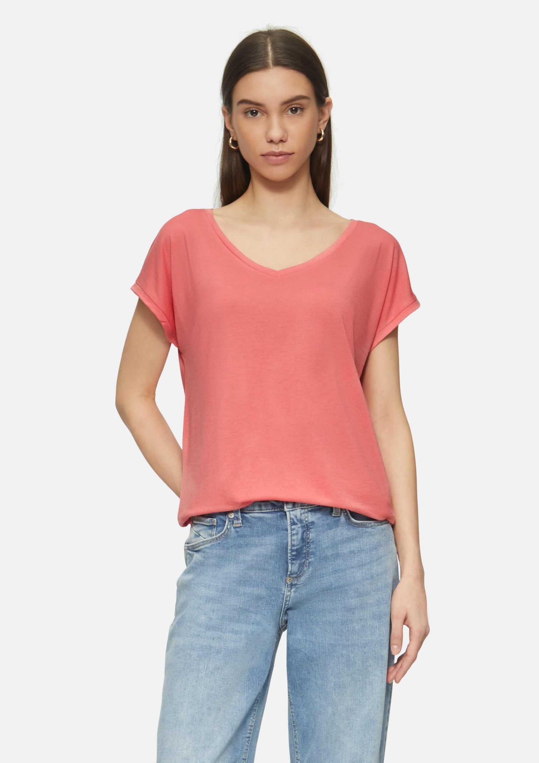 s.Oliver QS T-Shirt Modalmix Locker Leicht zu pflegen