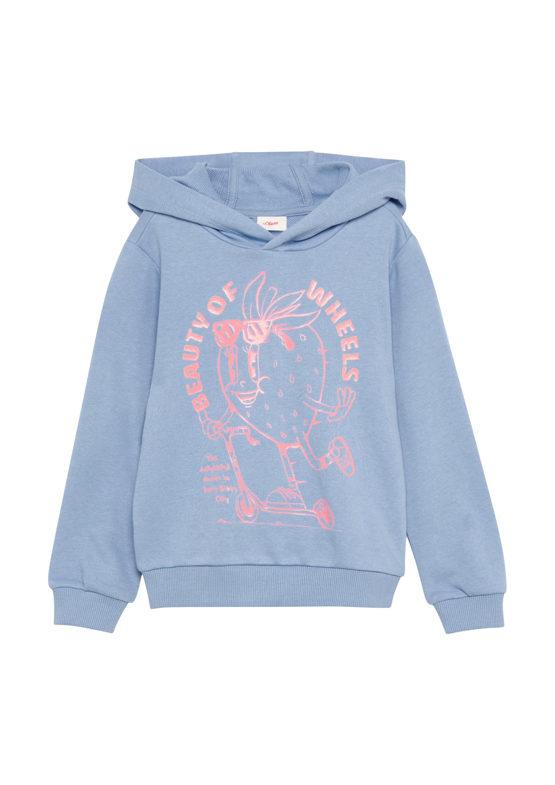 s.Oliver Hoodie Glitzerprint Kapuze Kinder