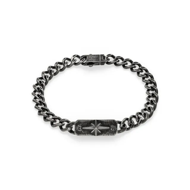 s.Oliver RED LABEL Kompass Schmuckset Kette Armband Ring