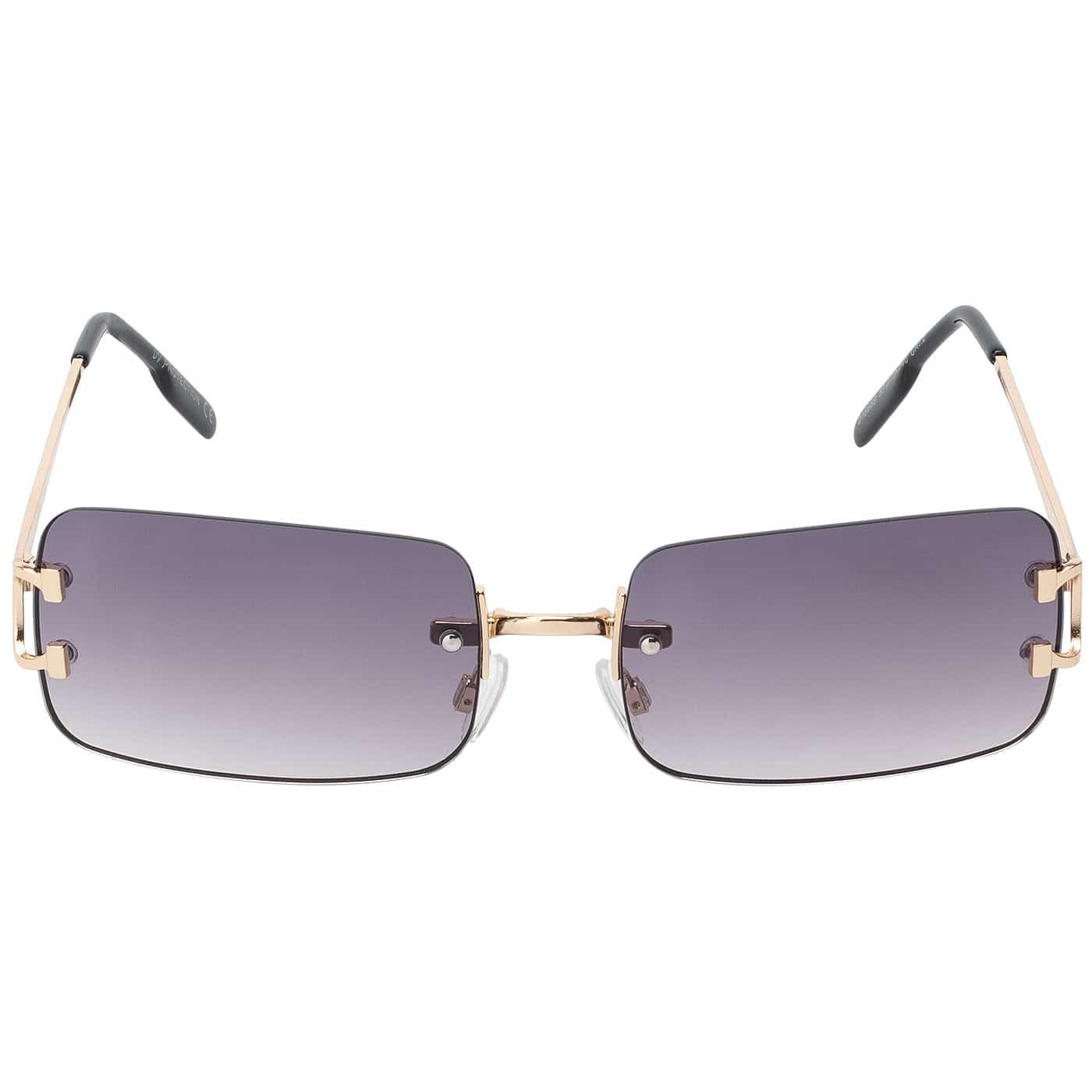 BEZLIT Damen Sonnenbrille rechteckig randlos UV400