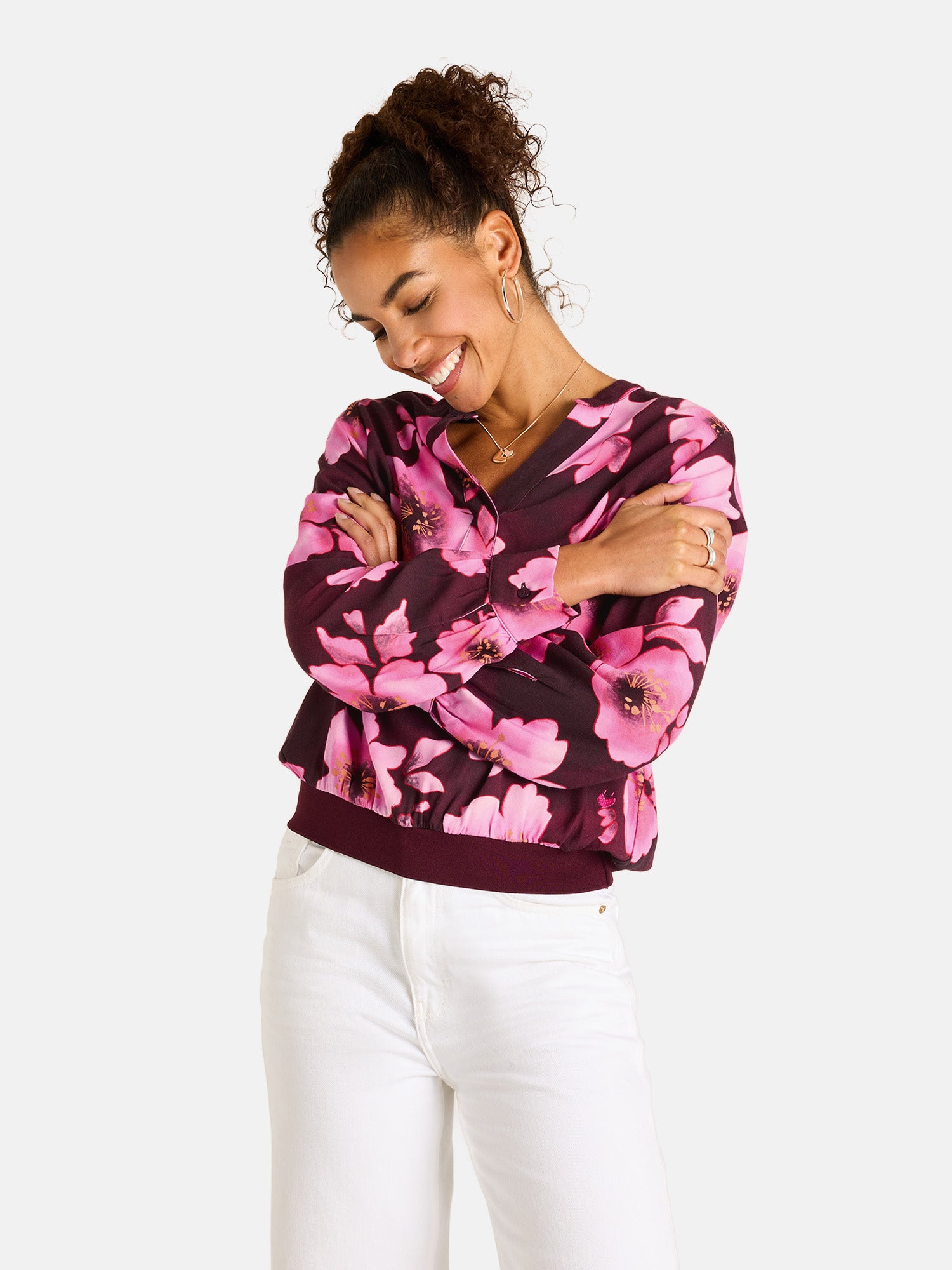Lieblingsstück AnneleL Bluse fig Allover-Print
