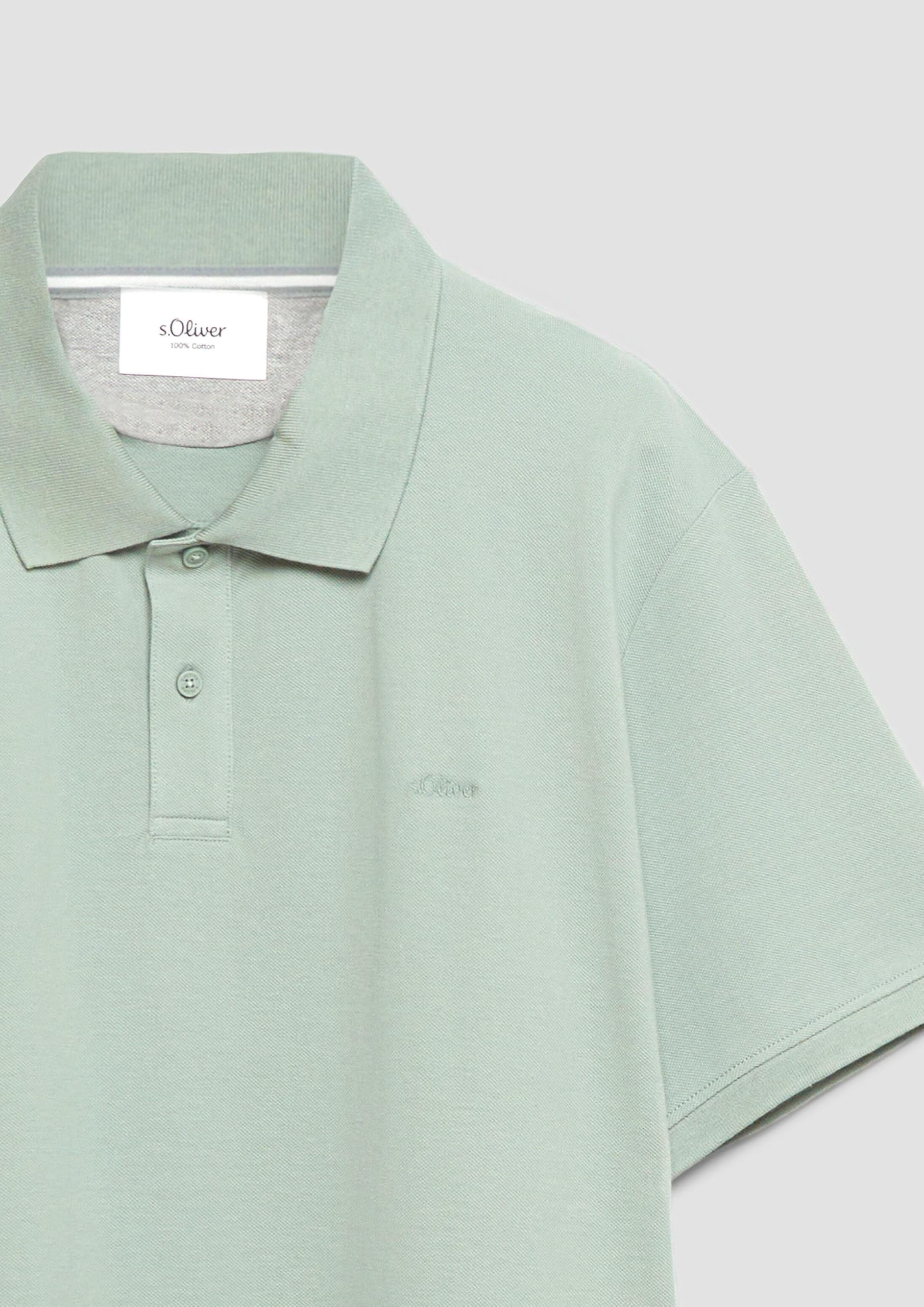 s.Oliver Herren Polo-Shirt Regular Piqué Logo
