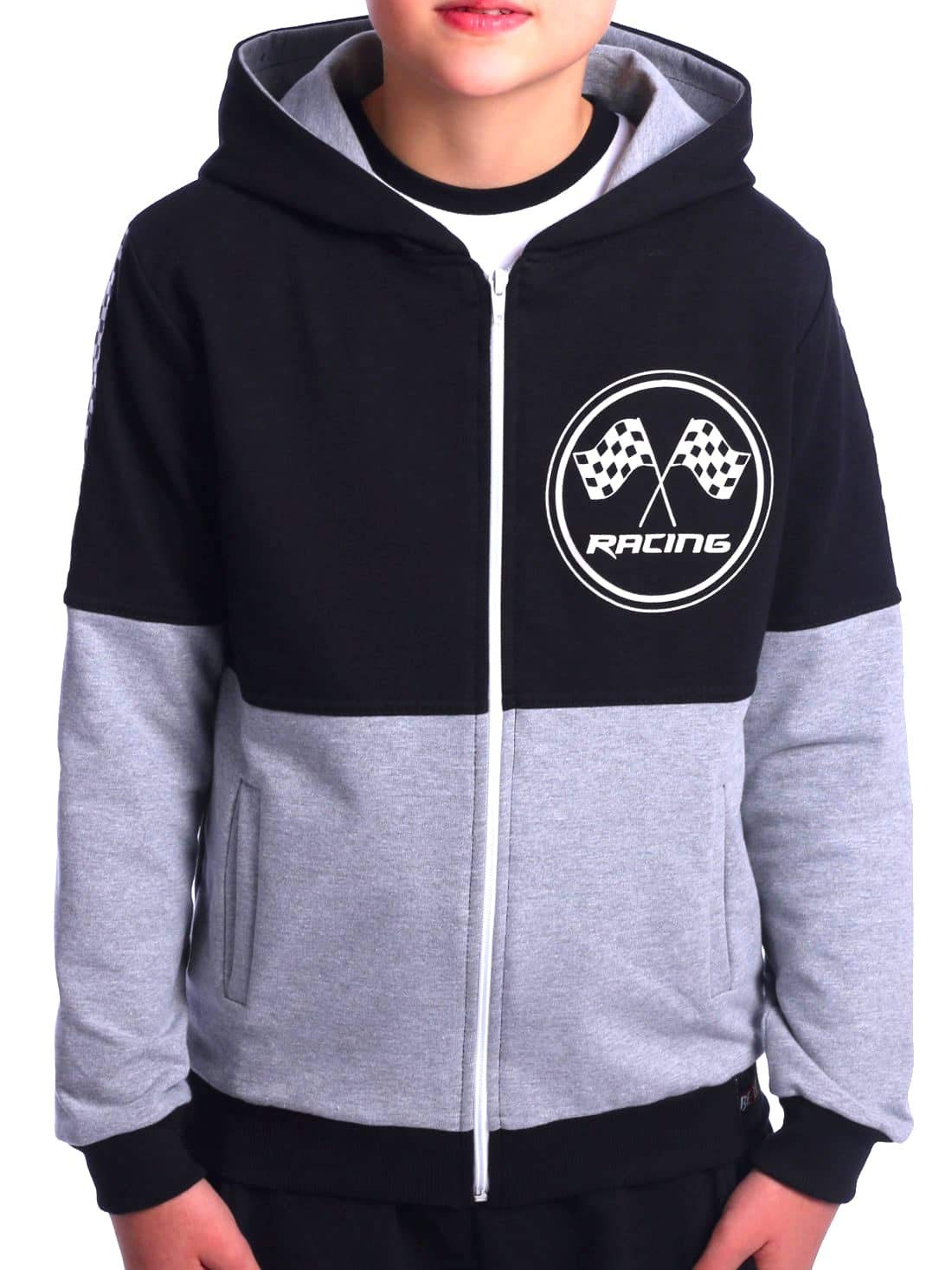 BEZLIT Racing Print Sweatjacke mit Kapuze 104-164 für Jungen